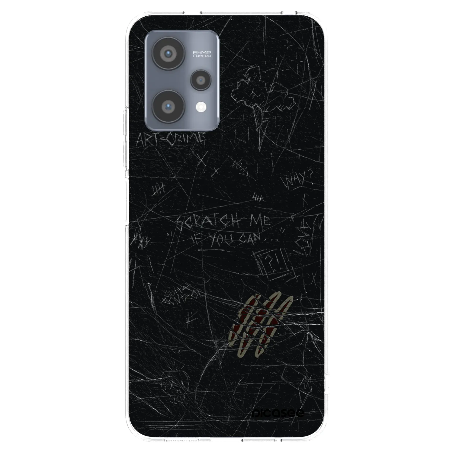 Picasee silikonska prozirna maskica za Realme 9 Pro 5G - SCRATCH