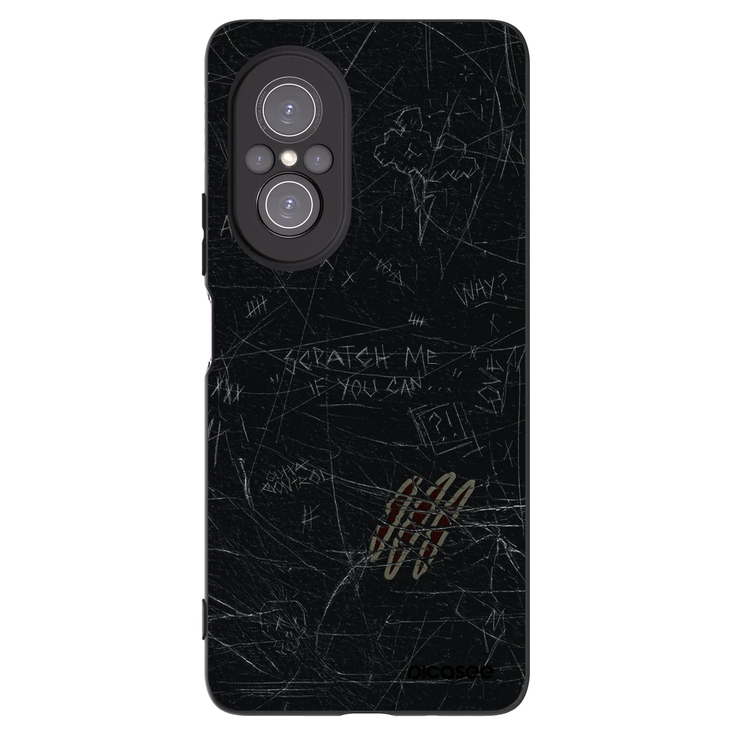 Picasee crna silikonska maskica za Huawei Nova 9 SE - SCRATCH