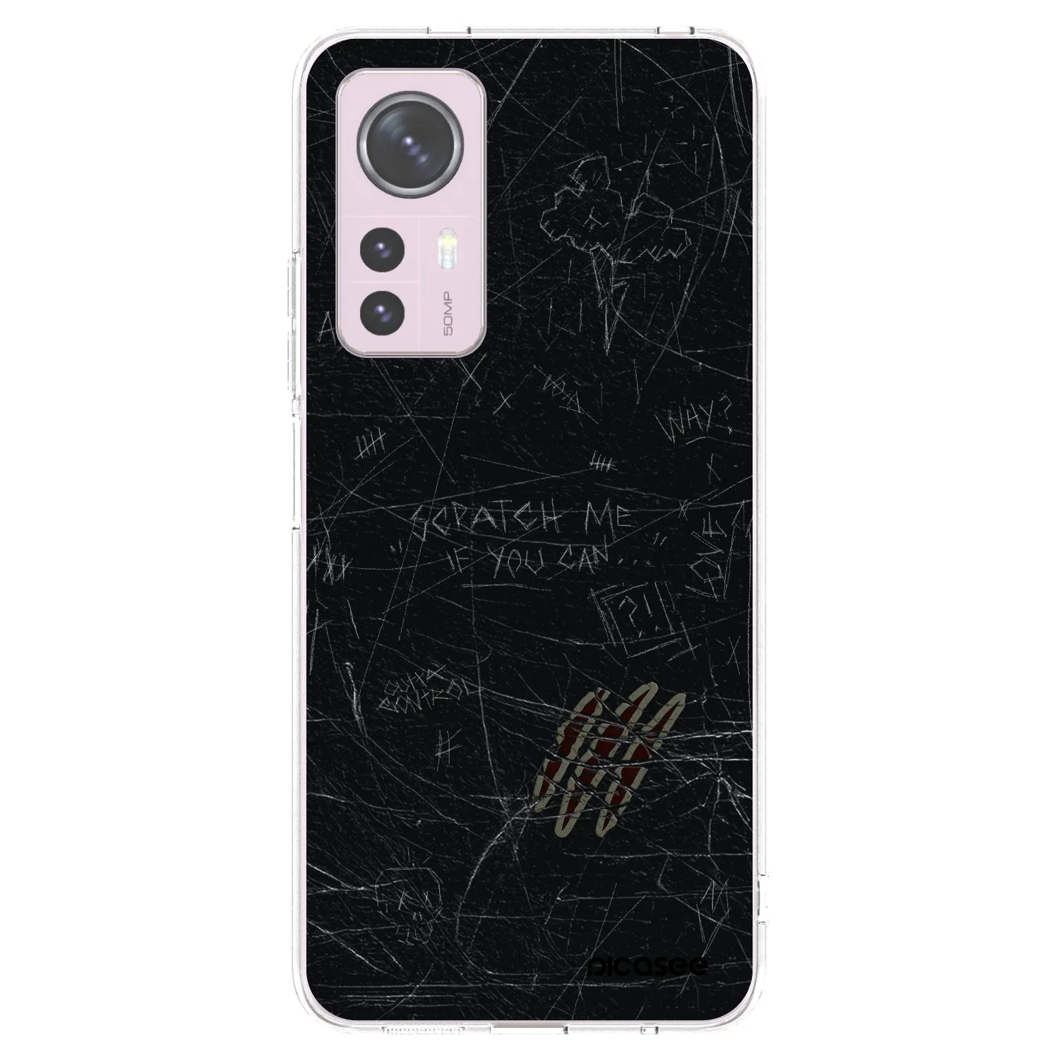 Picasee silikonska prozirna maskica za Xiaomi 12 - SCRATCH