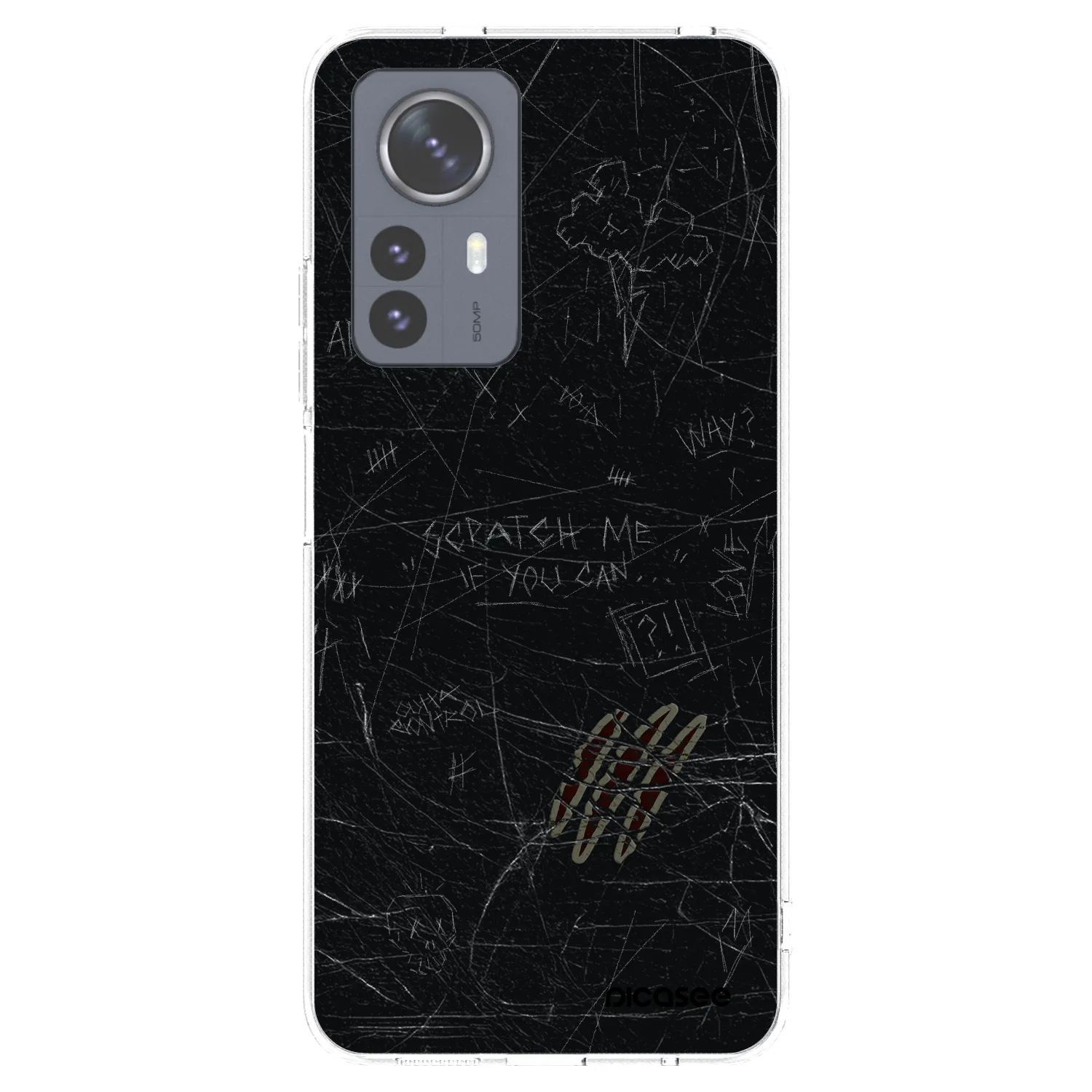 Picasee silikonska prozirna maskica za Xiaomi 12 Pro - SCRATCH