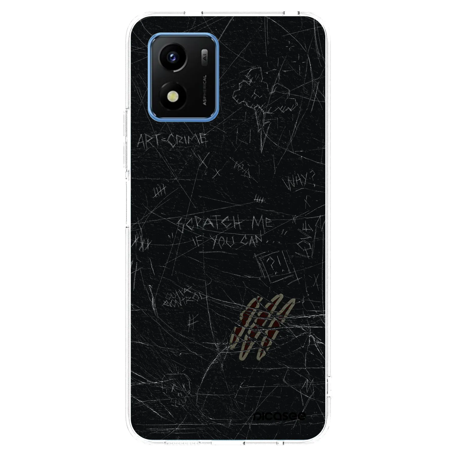 Picasee silikonska prozirna maskica za Vivo Y01 - SCRATCH