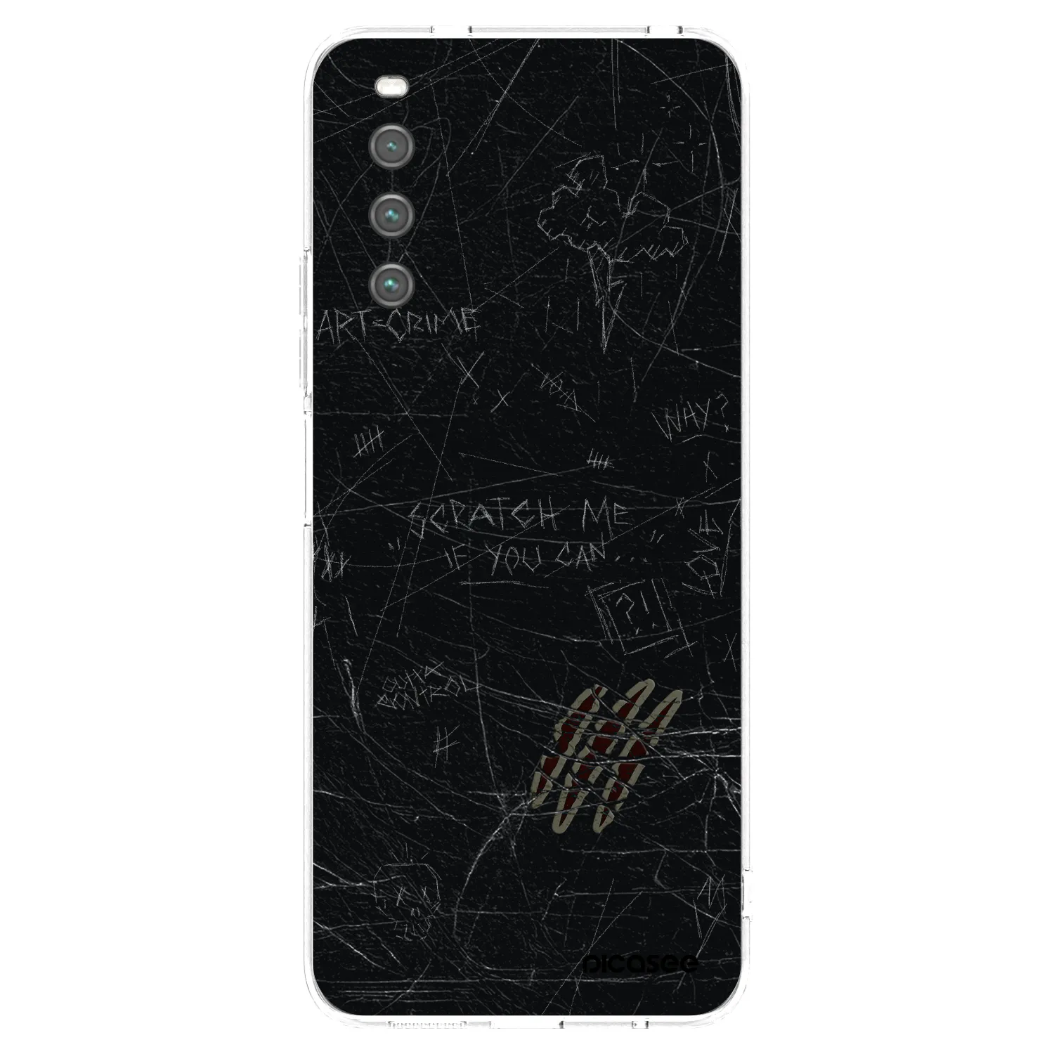 Picasee silikonska prozirna maskica za Sony Xperia 10 IV 5G - SCRATCH