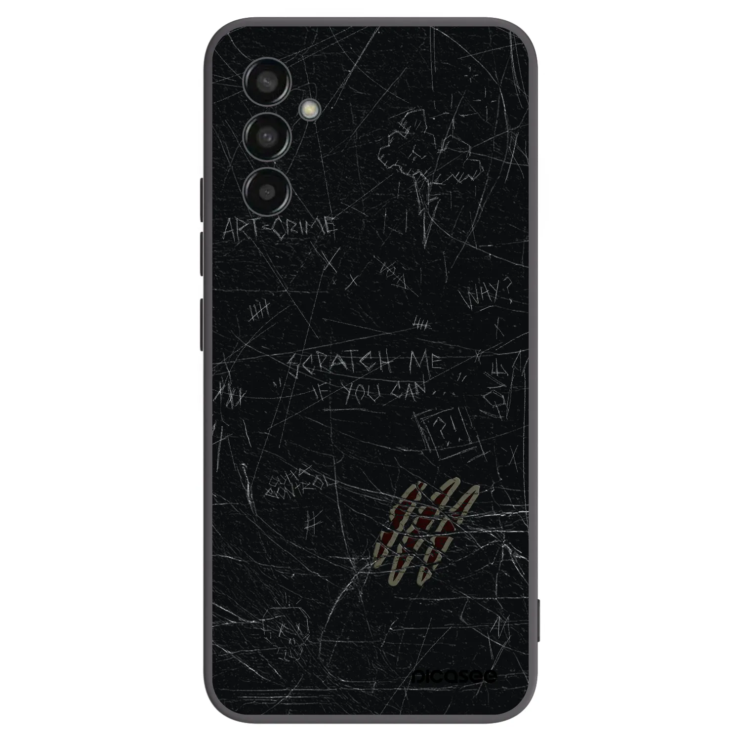 Picasee crna silikonska maskica za Samsung Galaxy M13 M135F - SCRATCH