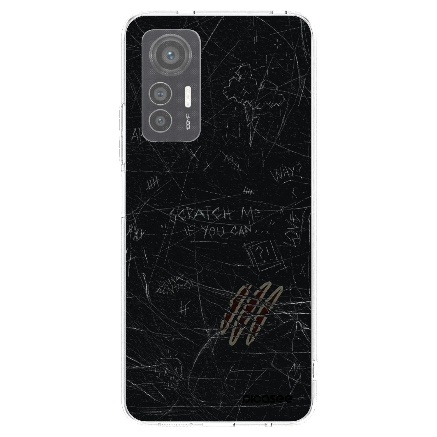 Picasee silikonska prozirna maskica za Xiaomi 12 Lite - SCRATCH