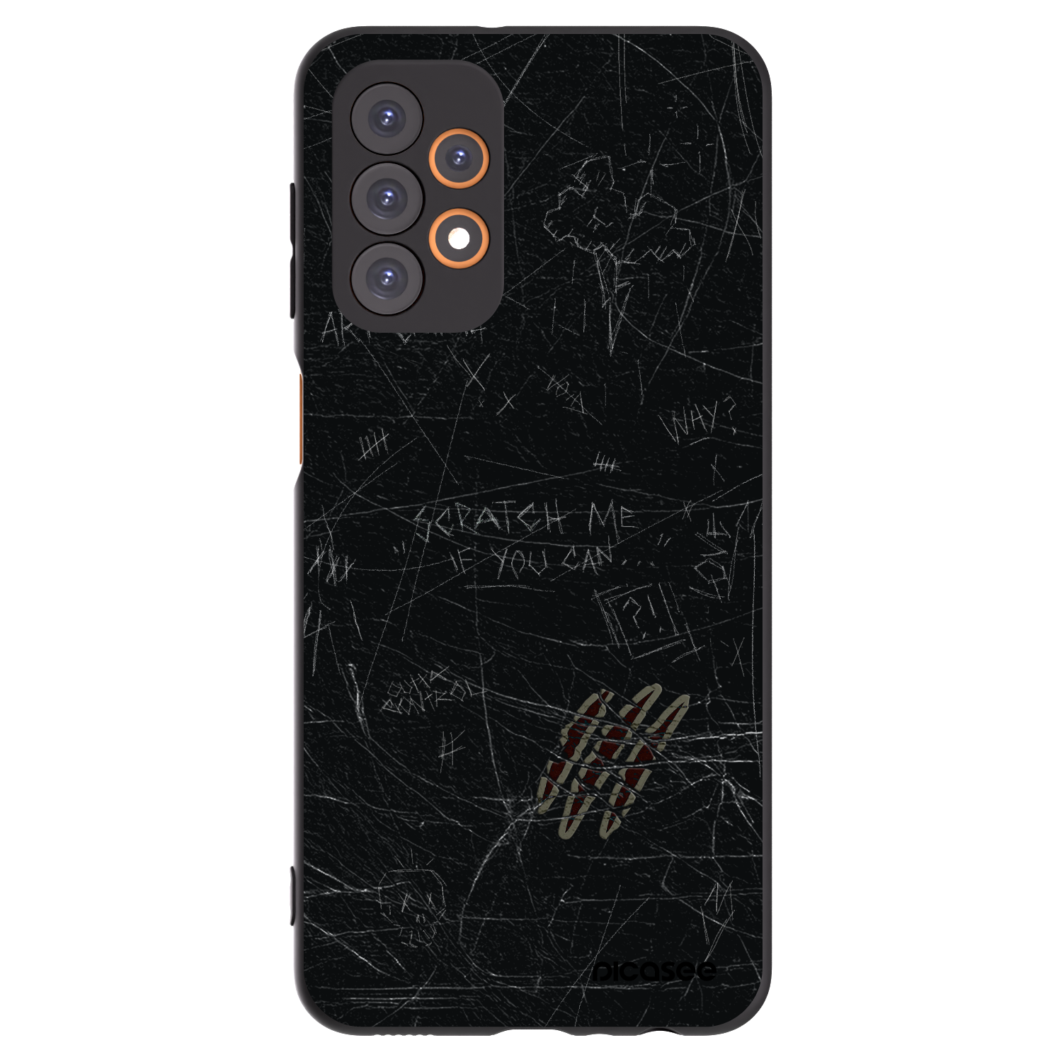 Picasee crna silikonska maskica za Samsung Galaxy A23 A236B 5G - SCRATCH