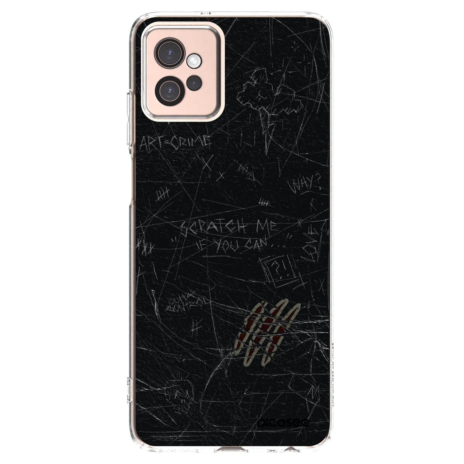 Picasee silikonska prozirna maskica za Motorola Moto G32 - SCRATCH