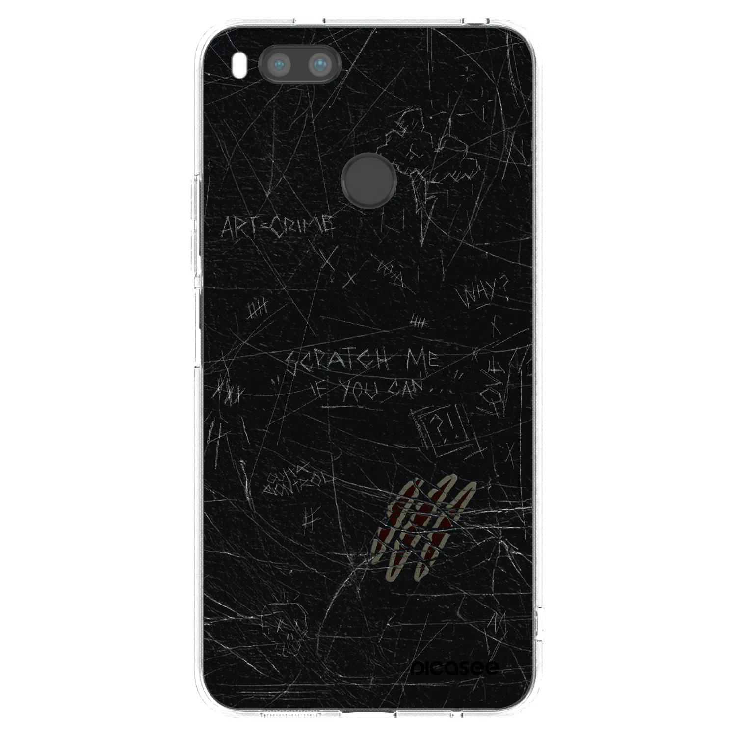 Picasee silikonska prozirna maskica za Xiaomi Redmi A1 - SCRATCH