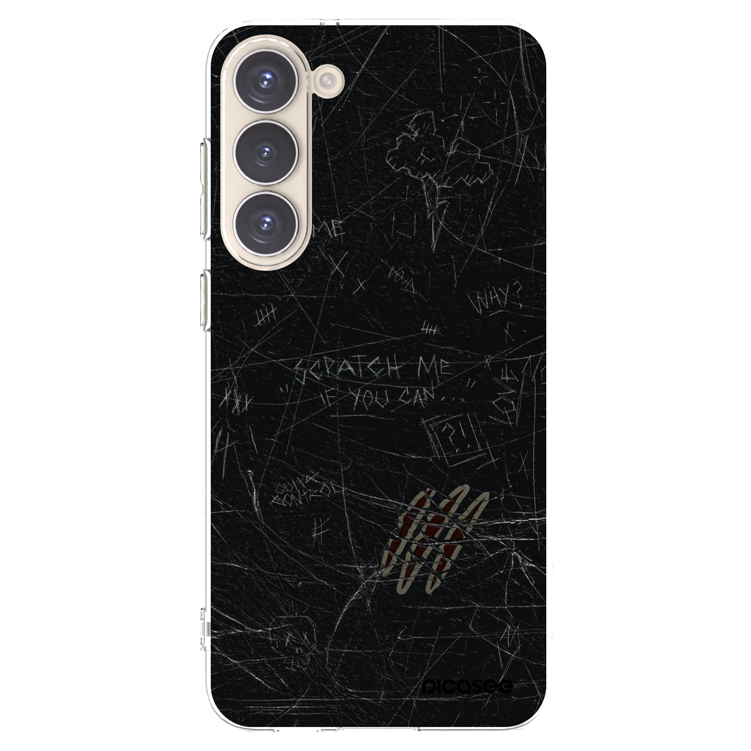 Picasee silikonska prozirna maskica za Samsung Galaxy S23+ 5G - SCRATCH