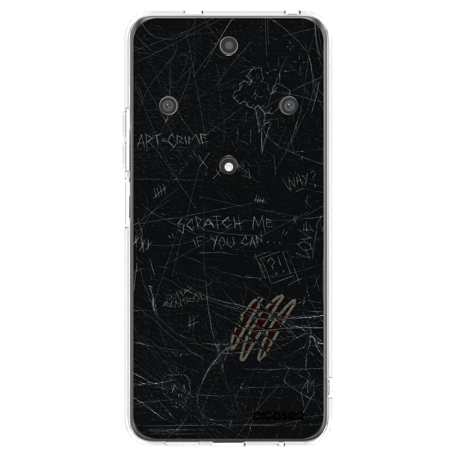 Picasee silikonska prozirna maskica za Honor Magic5 Lite 5G - SCRATCH