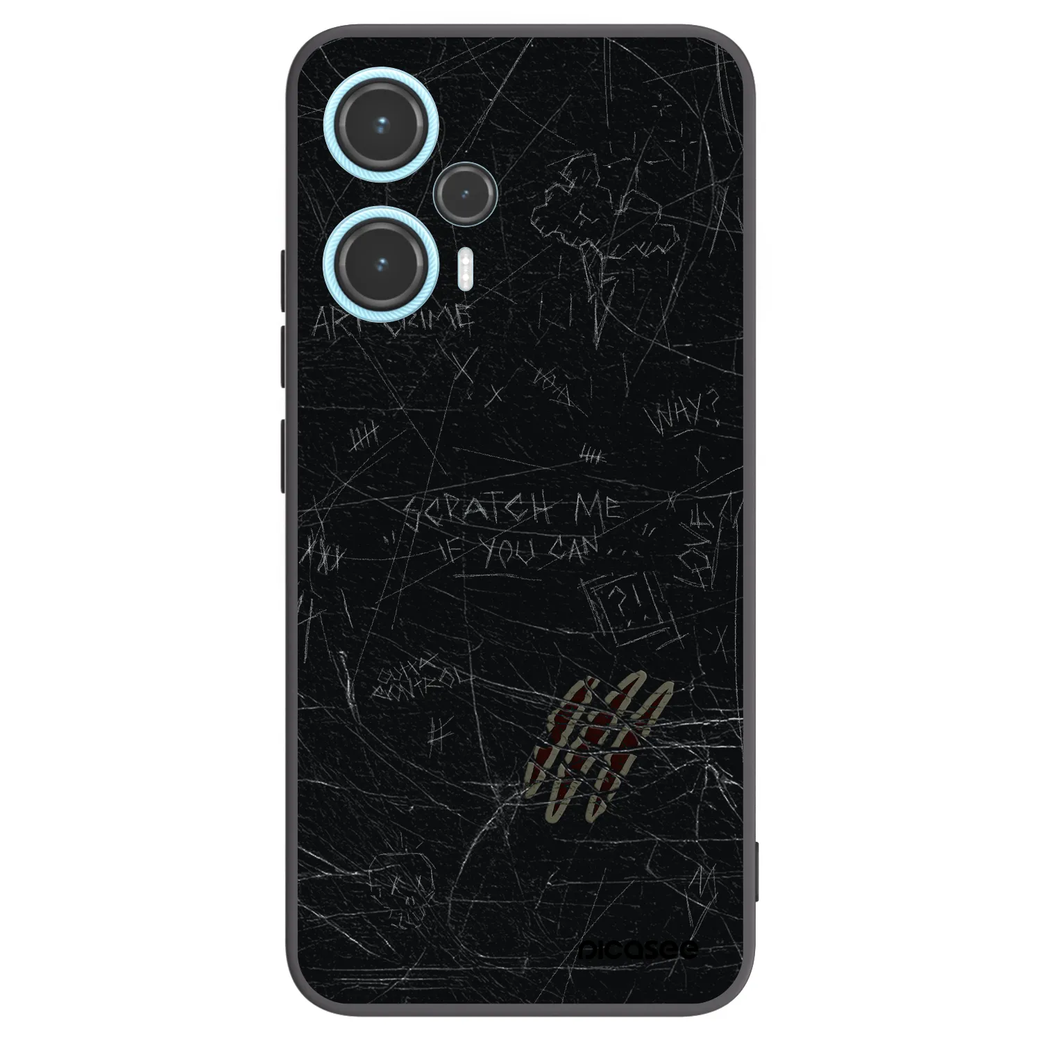 Picasee crna silikonska maskica za Xiaomi Poco F5 - SCRATCH