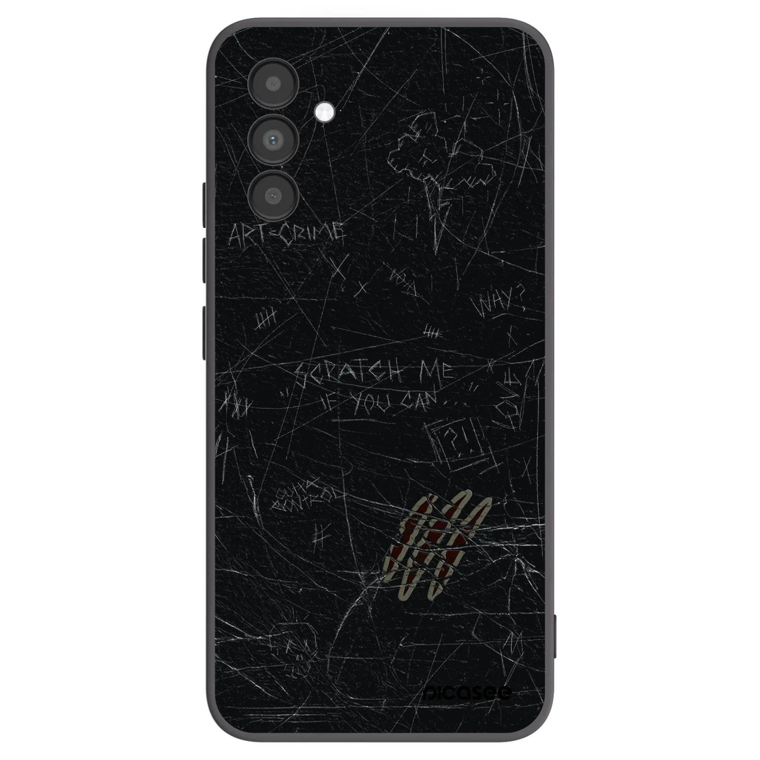Picasee crna silikonska maskica za Samsung Galaxy A04s A047F - SCRATCH