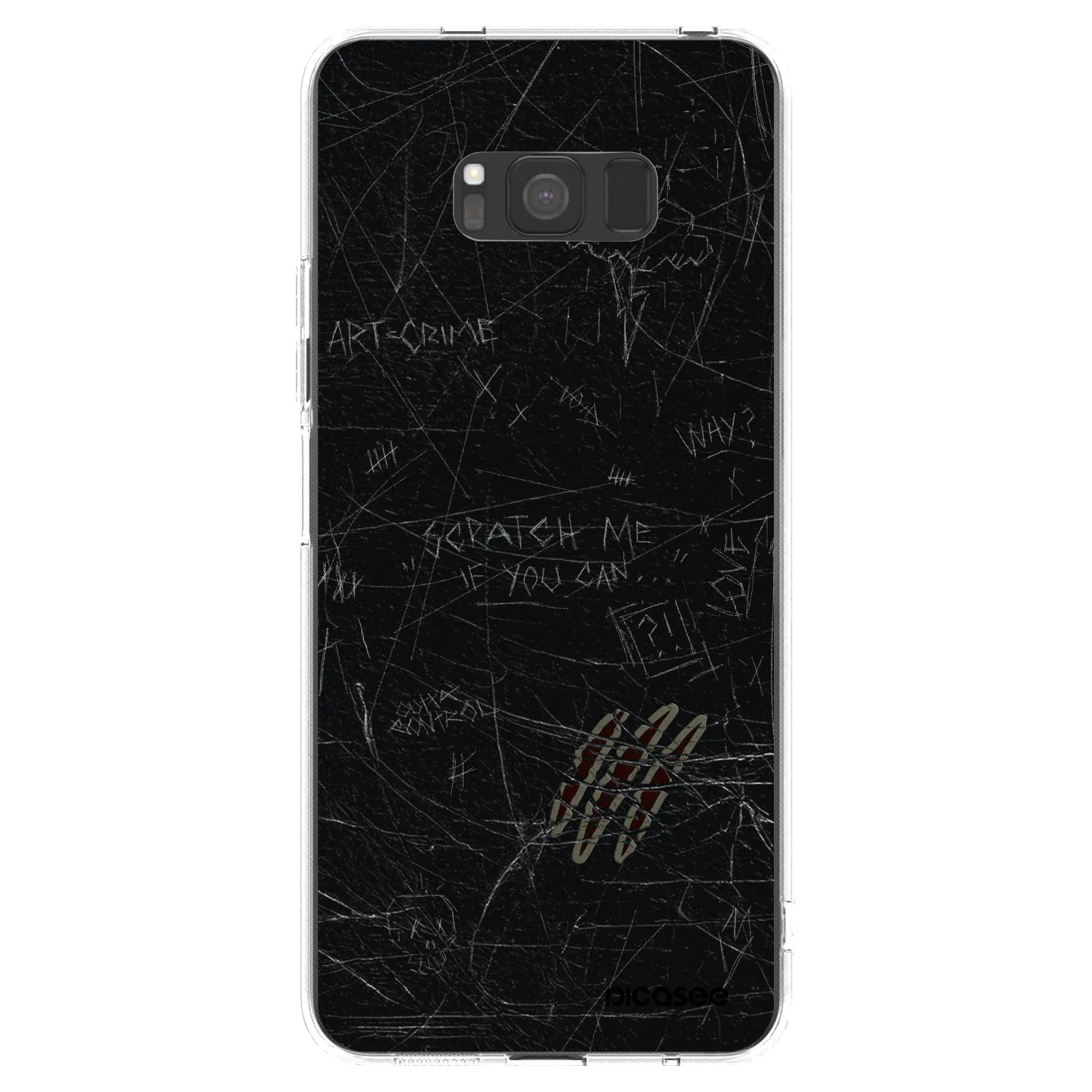 Picasee silikonska prozirna maskica za Samsung Galaxy S8 G950F - SCRATCH