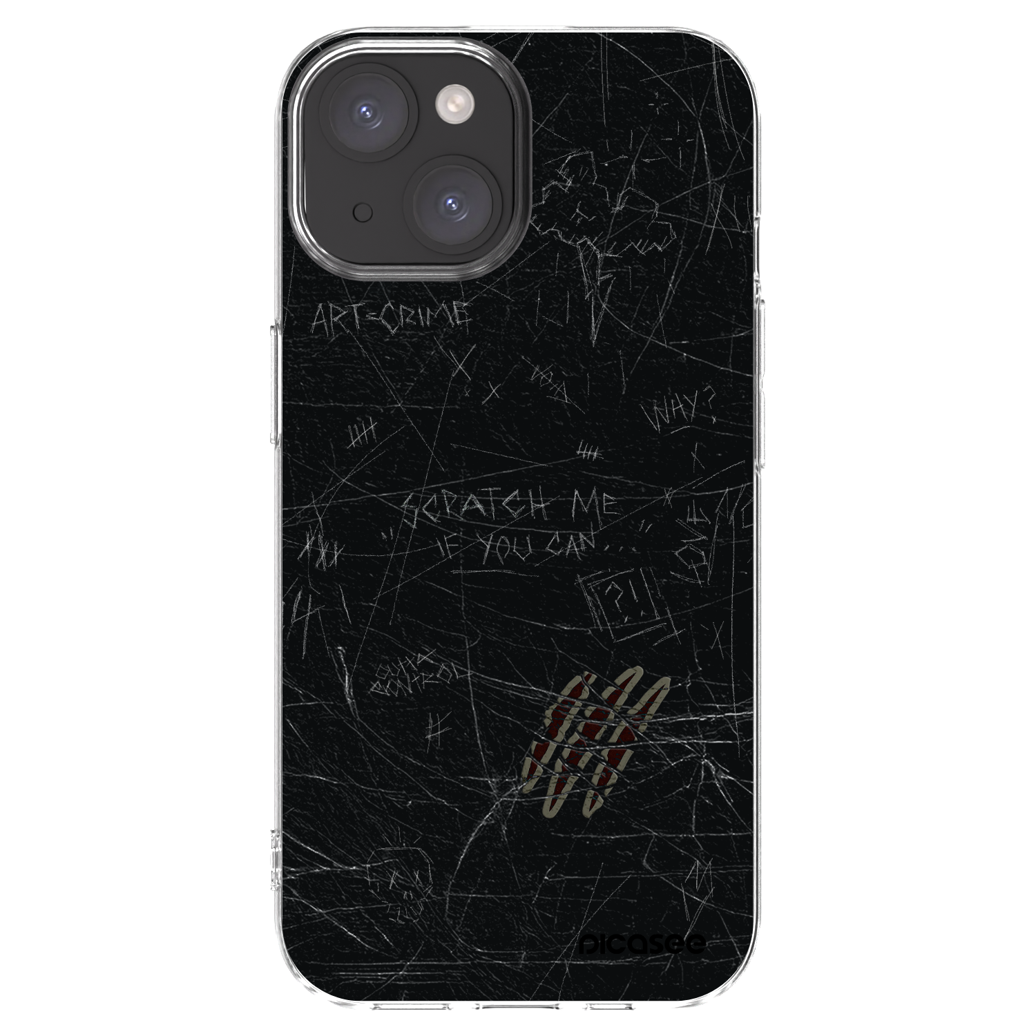 Picasee silikonska prozirna maskica za Apple iPhone 15 - SCRATCH