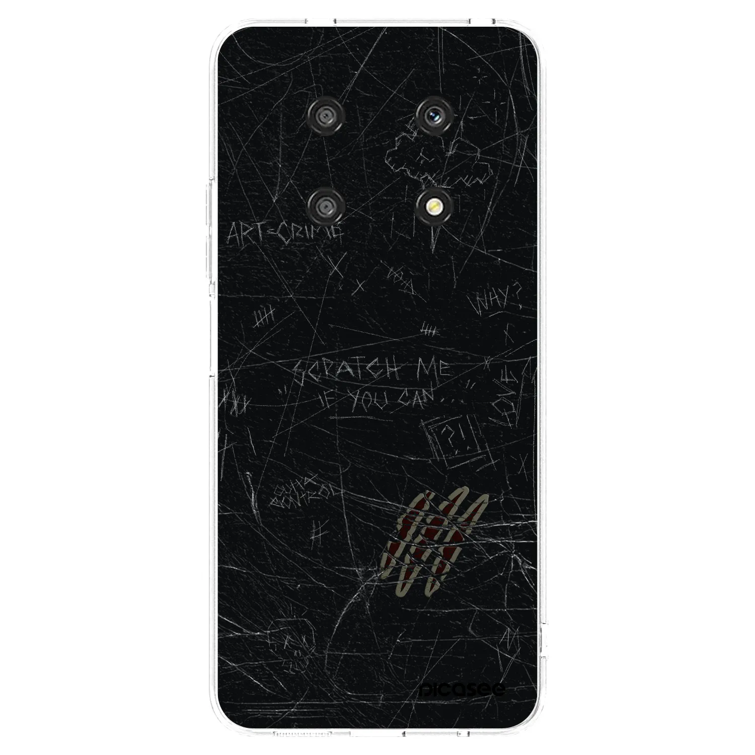 Picasee silikonska prozirna maskica za Honor Magic4 Lite 5G - SCRATCH