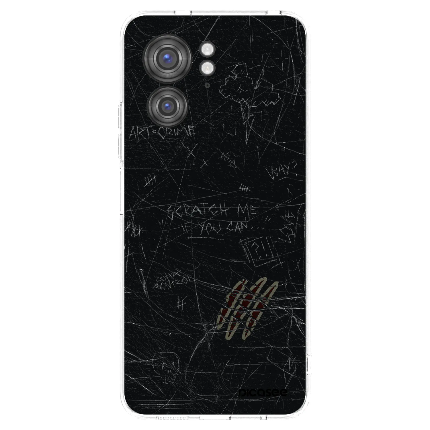 Picasee silikonska prozirna maskica za Motorola Edge 40 - SCRATCH