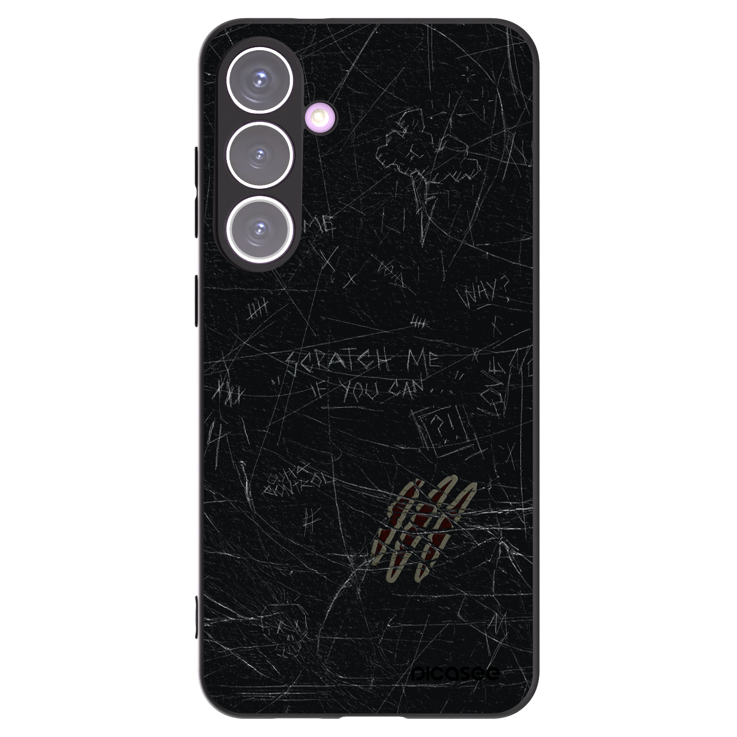 Picasee crna silikonska maskica za Samsung Galaxy S24+ S926B 5G - SCRATCH