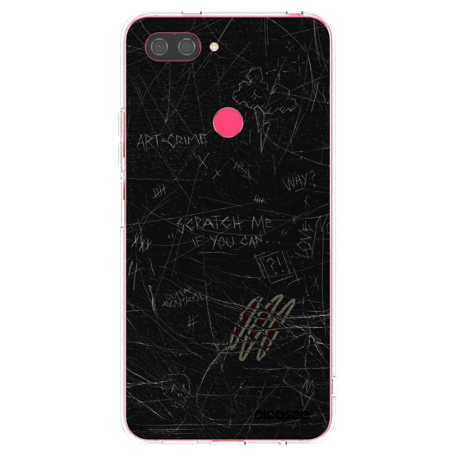 Picasee silikonska prozirna maskica za Xiaomi Mi 8 Lite - SCRATCH