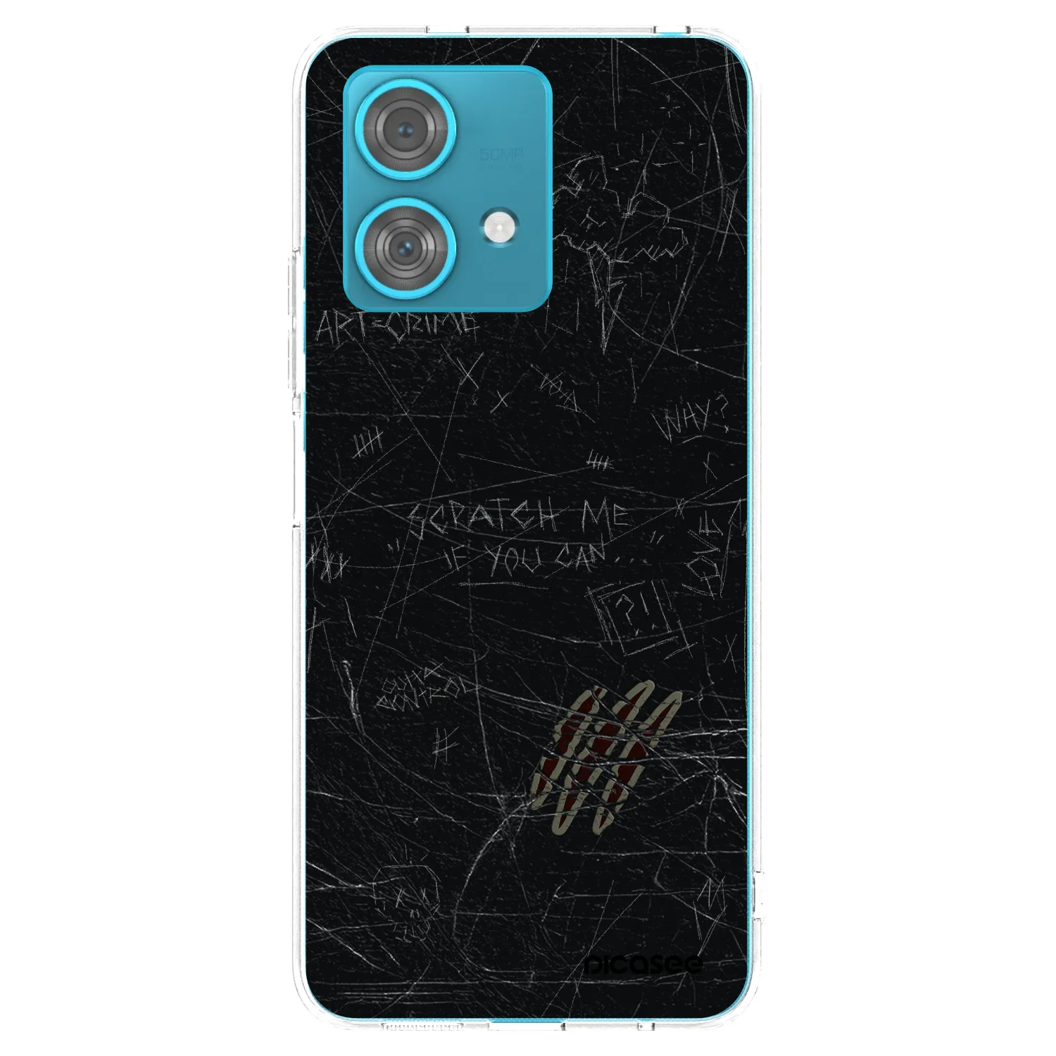 Picasee silikonska prozirna maskica za Motorola Edge 40 Neo - SCRATCH