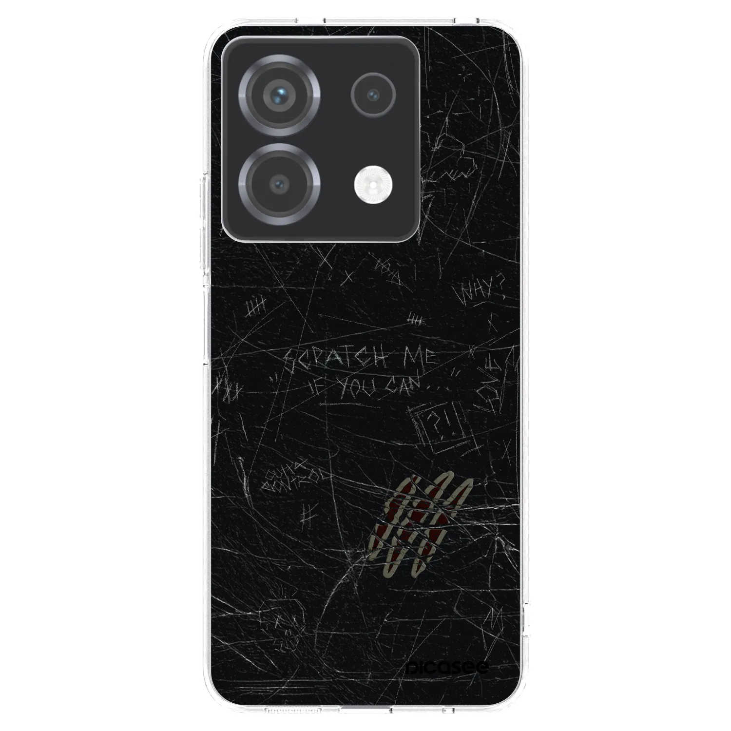 Picasee silikonska prozirna maskica za Xiaomi Poco X6 - SCRATCH