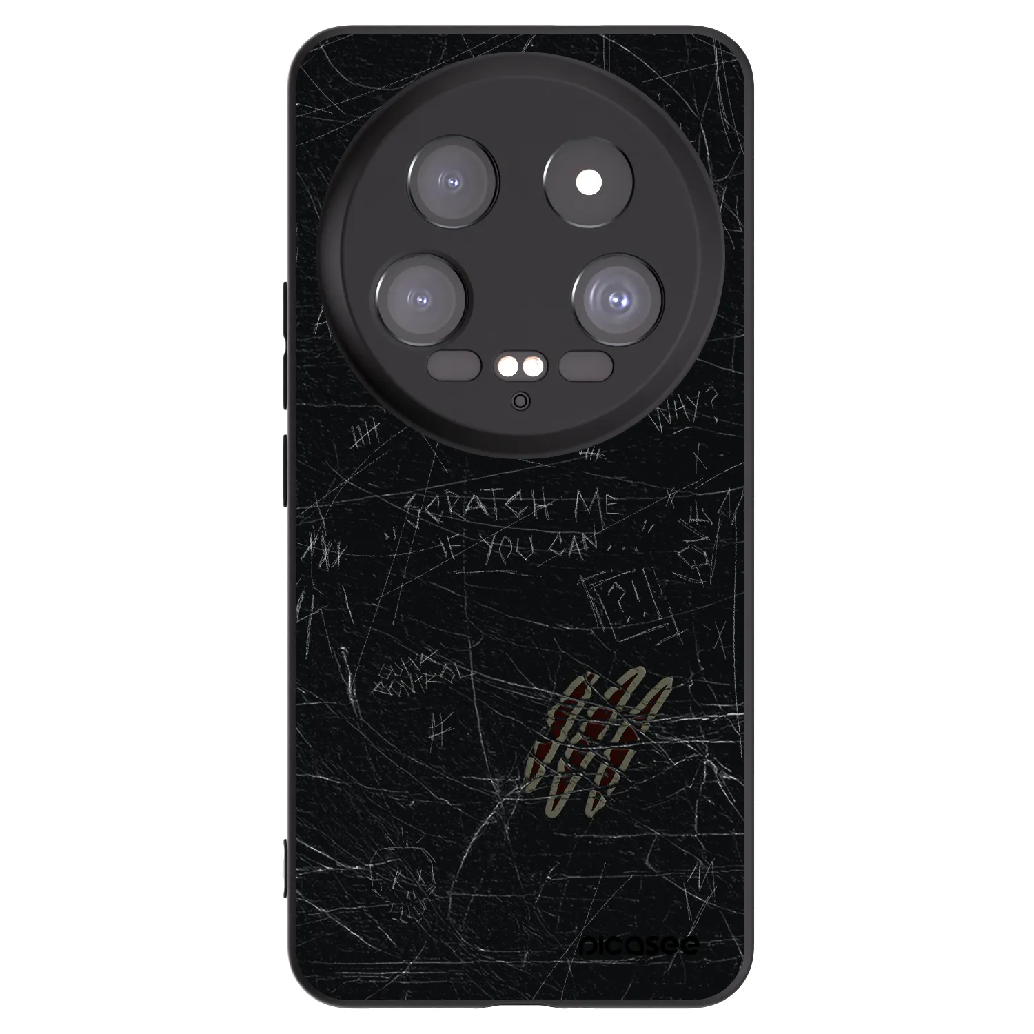 Picasee crna silikonska maskica za Xiaomi 14 Ultra - SCRATCH