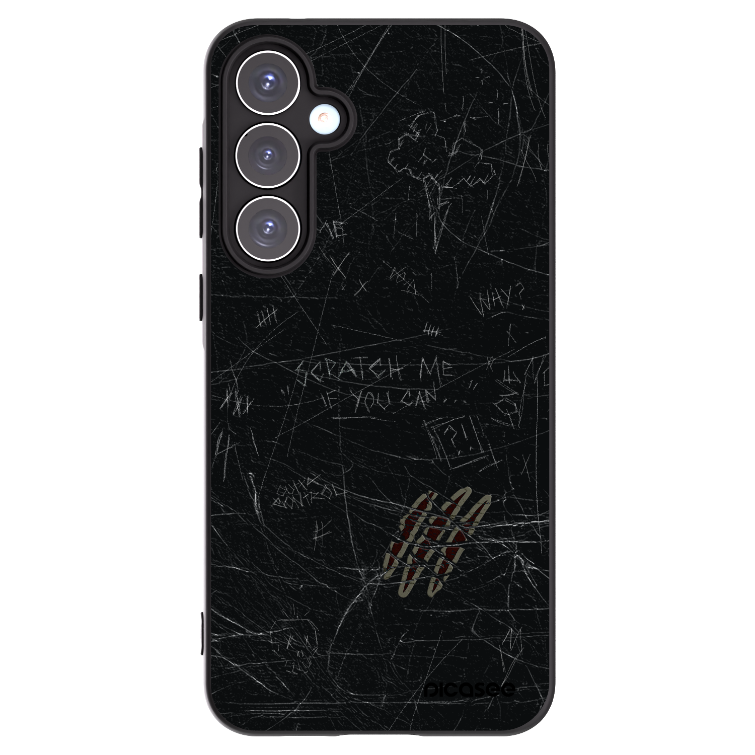 Picasee crna silikonska maskica za Samsung Galaxy A55 5G A556B - SCRATCH