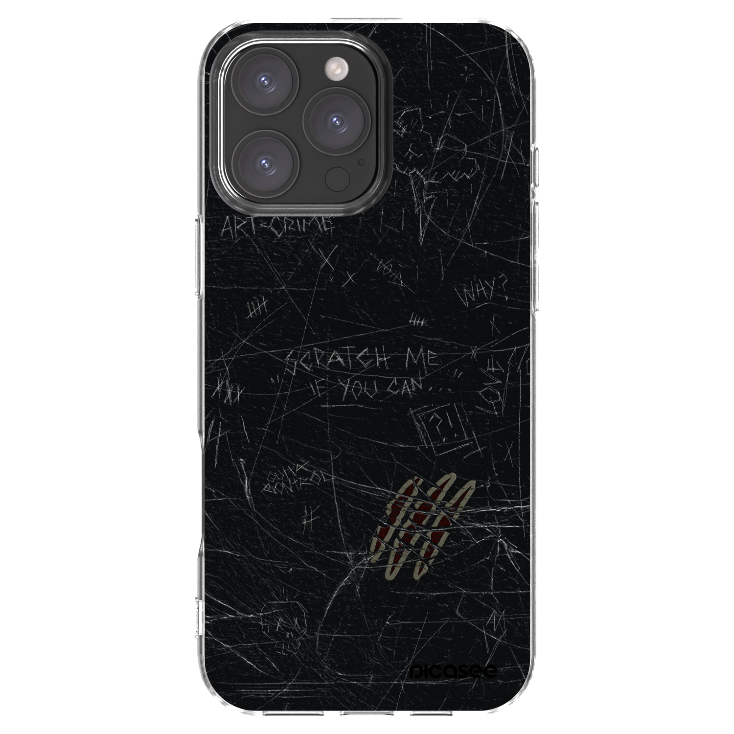 Picasee silikonska prozirna maskica za Apple iPhone 16 Pro Max - SCRATCH