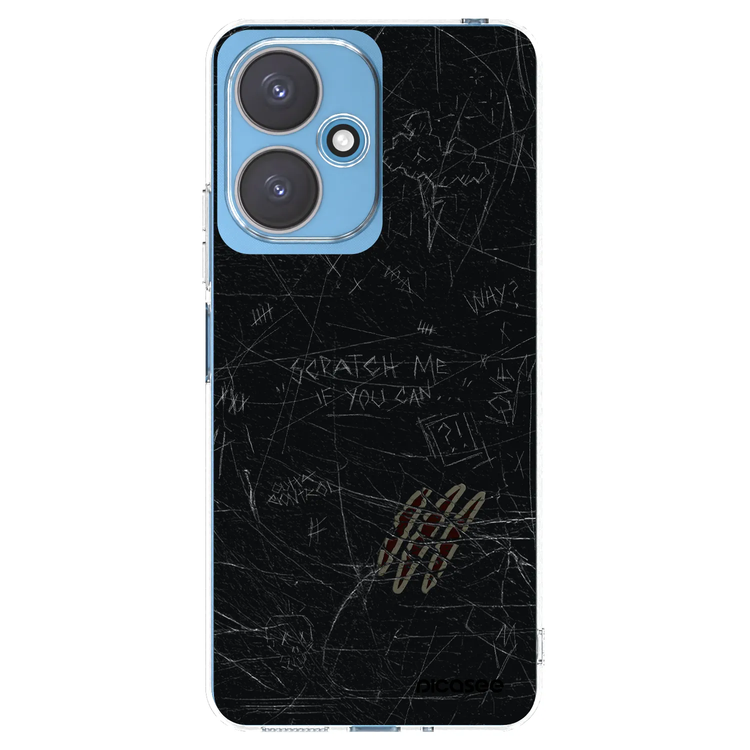 Picasee silikonska prozirna maskica za Xiaomi Redmi 13C 5G - SCRATCH