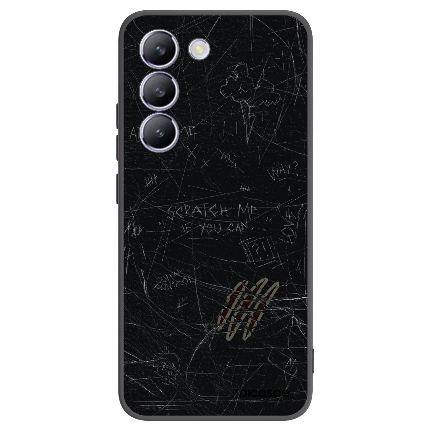 Picasee crna silikonska maskica za Vivo V40 SE 5G - SCRATCH