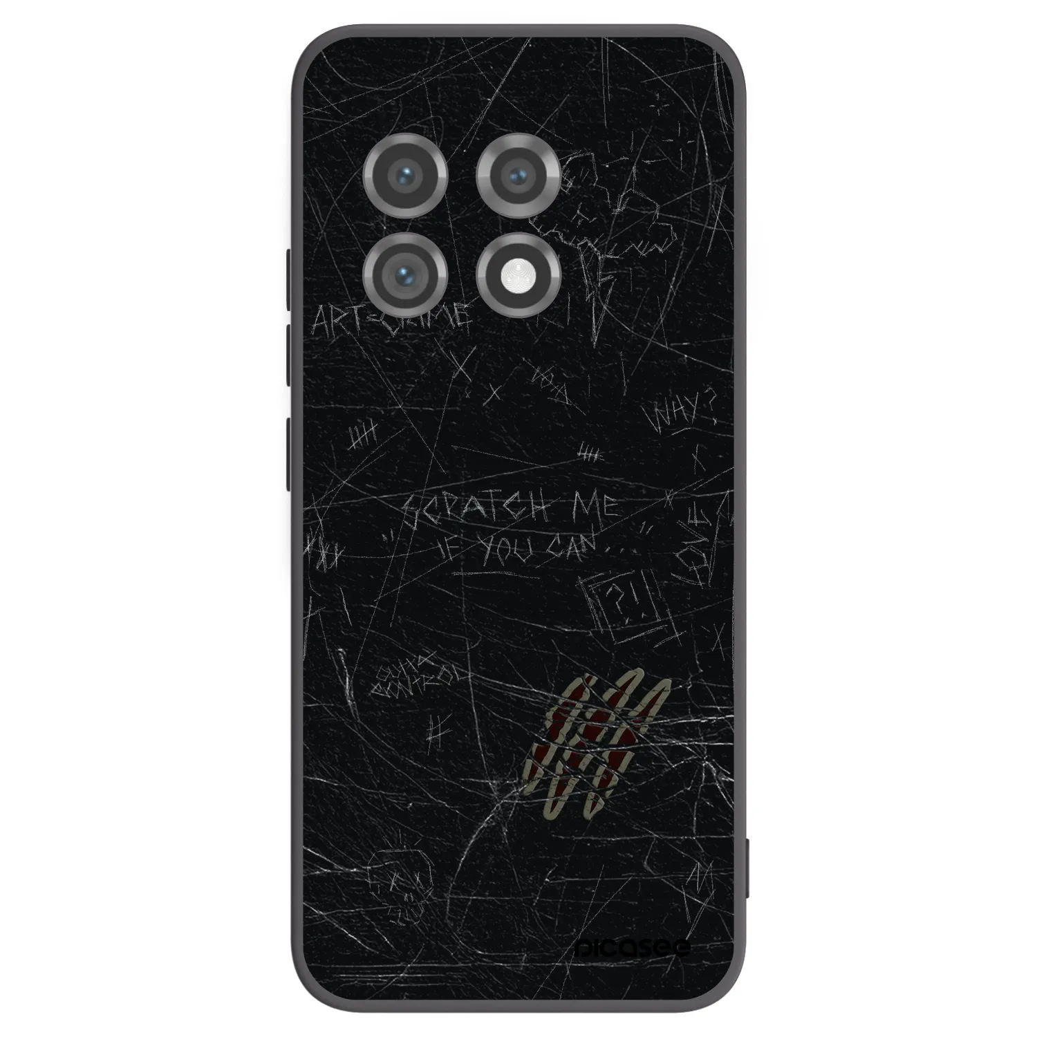 Picasee crna silikonska maskica za OnePlus 11 5G - SCRATCH