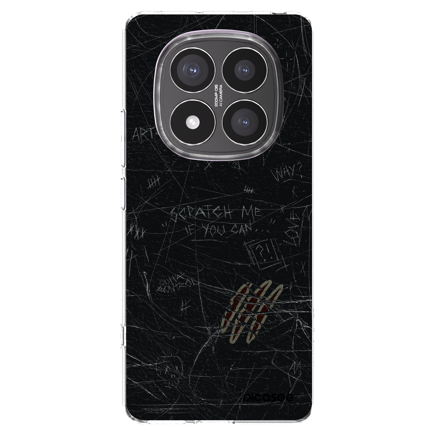 Picasee silikonska prozirna maskica za Xiaomi Redmi Note 14 Pro+ 5G - SCRATCH