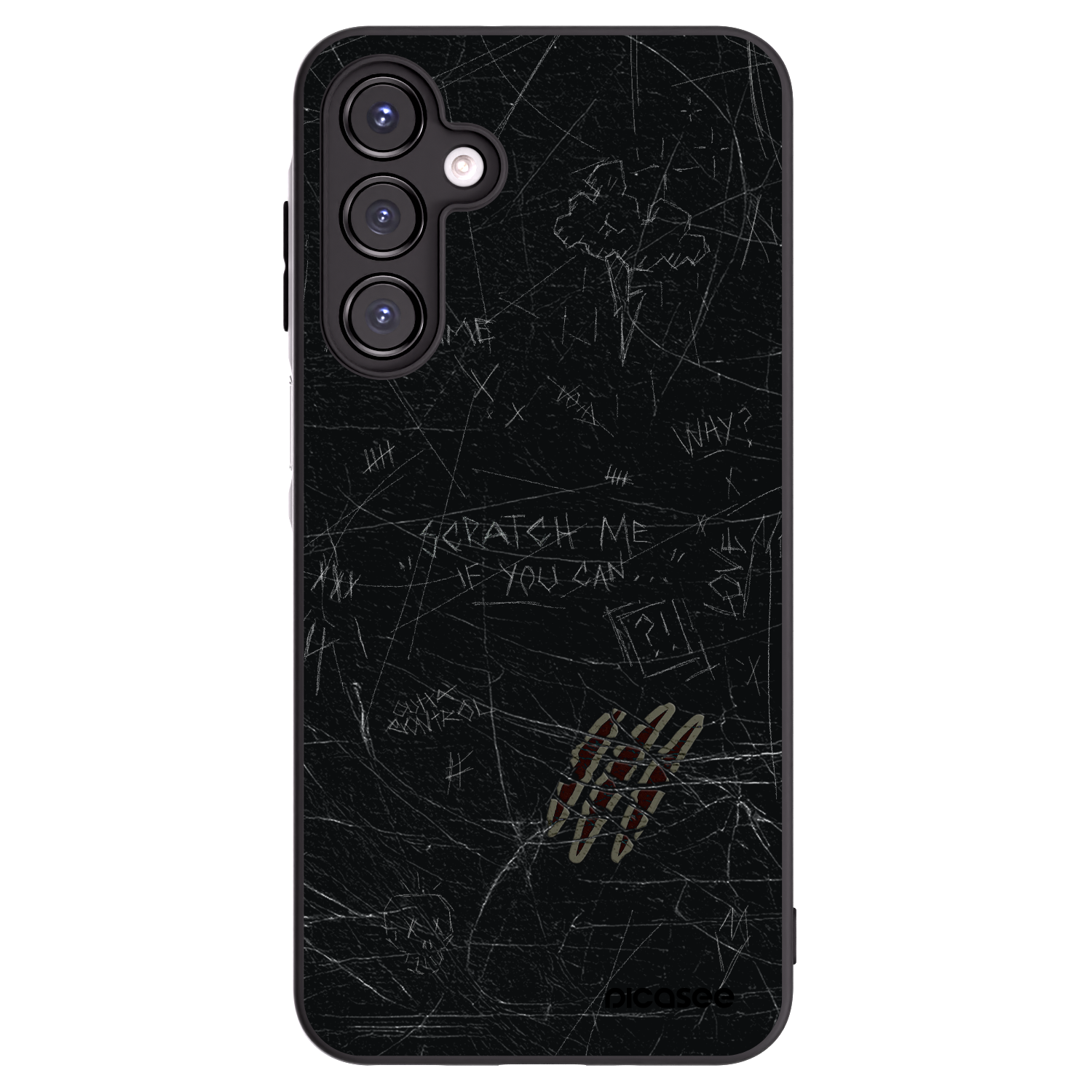 Picasee crna silikonska maskica za Samsung Galaxy A16 5G - SCRATCH