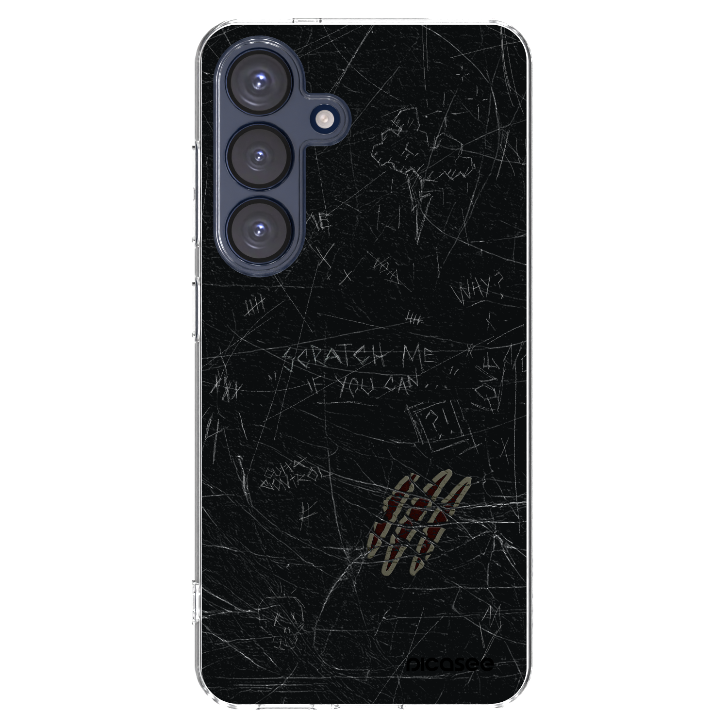 Picasee silikonska prozirna maskica za Samsung Galaxy S25 5G - SCRATCH