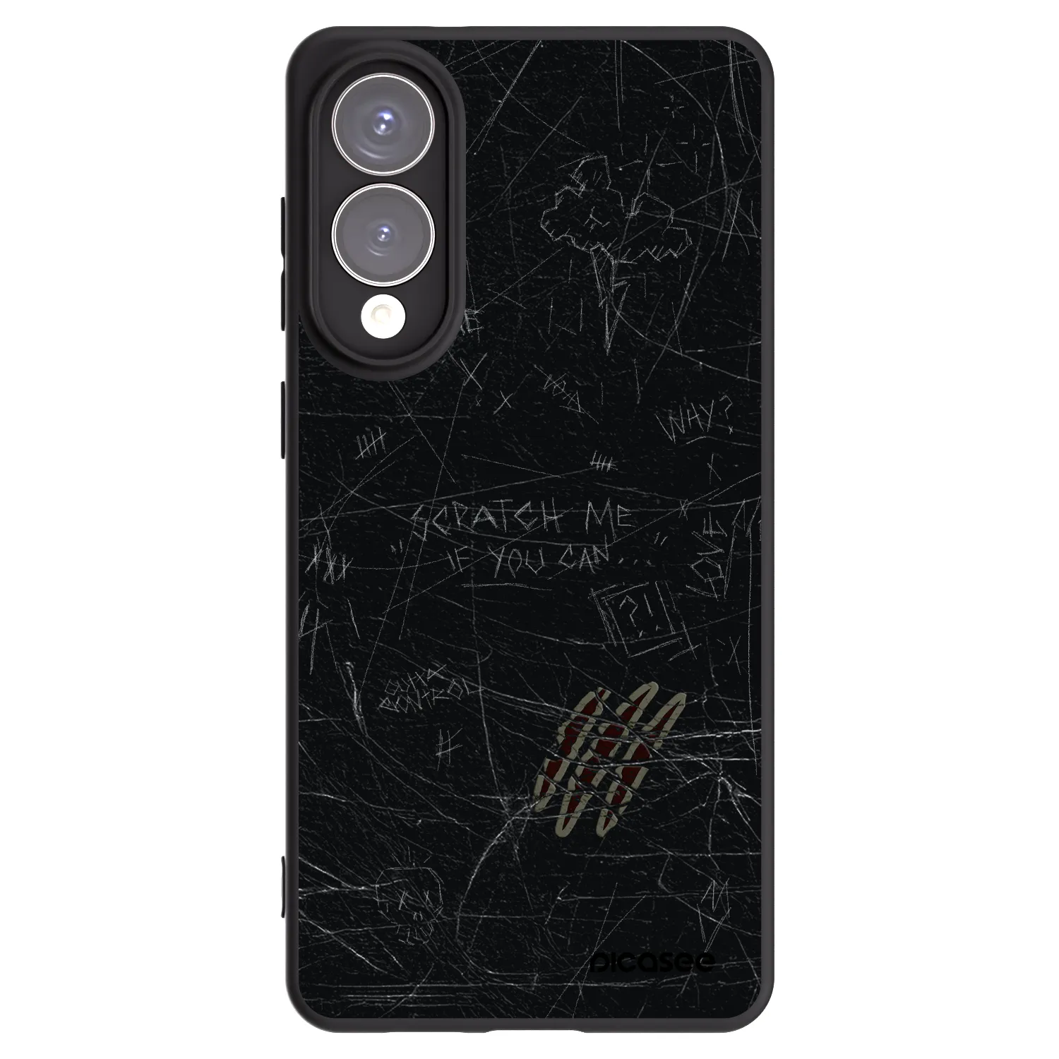 Picasee crna silikonska maskica za Samsung Galaxy S25 Edge 5G - SCRATCH