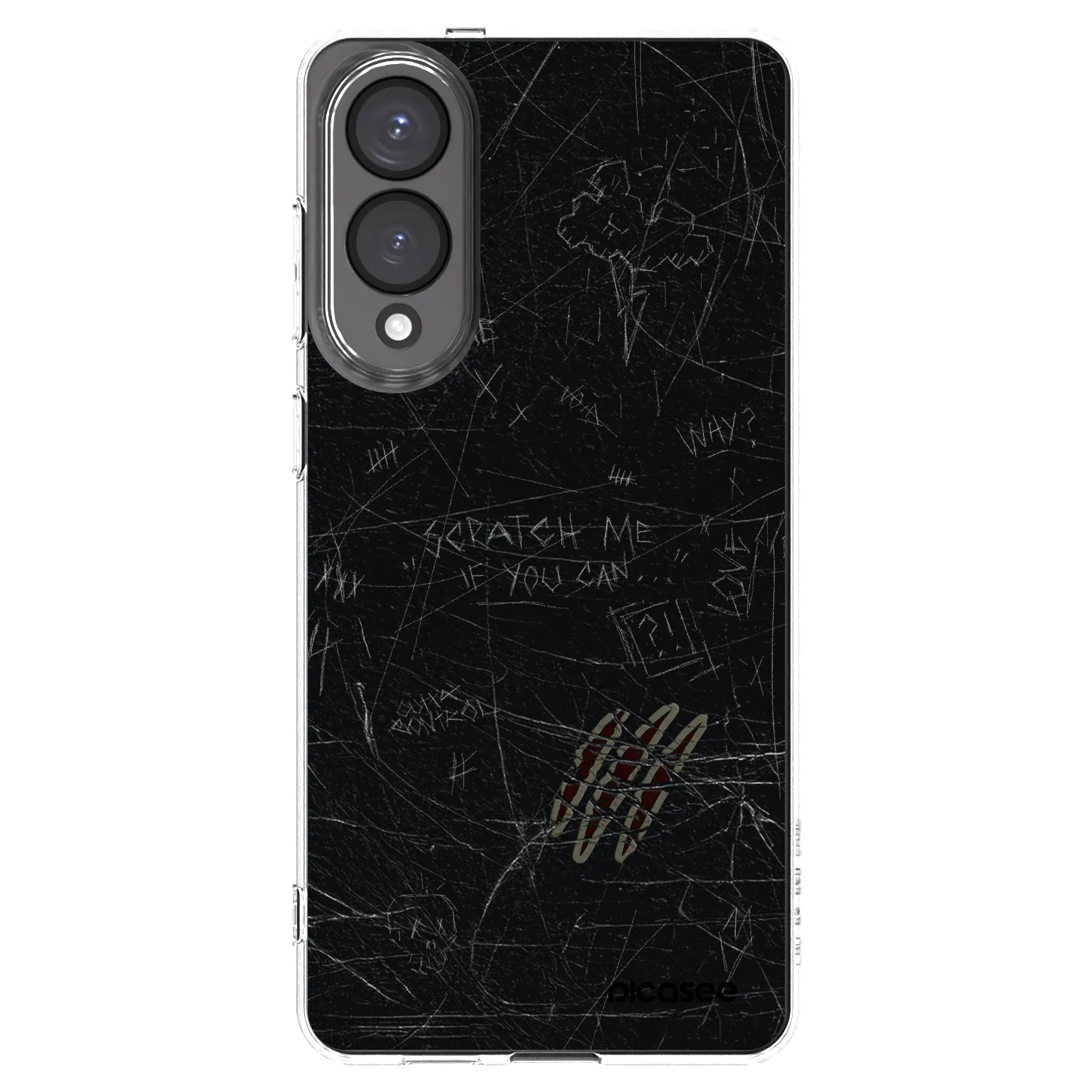 Picasee silikonska prozirna maskica za Samsung Galaxy S25 Edge 5G - SCRATCH