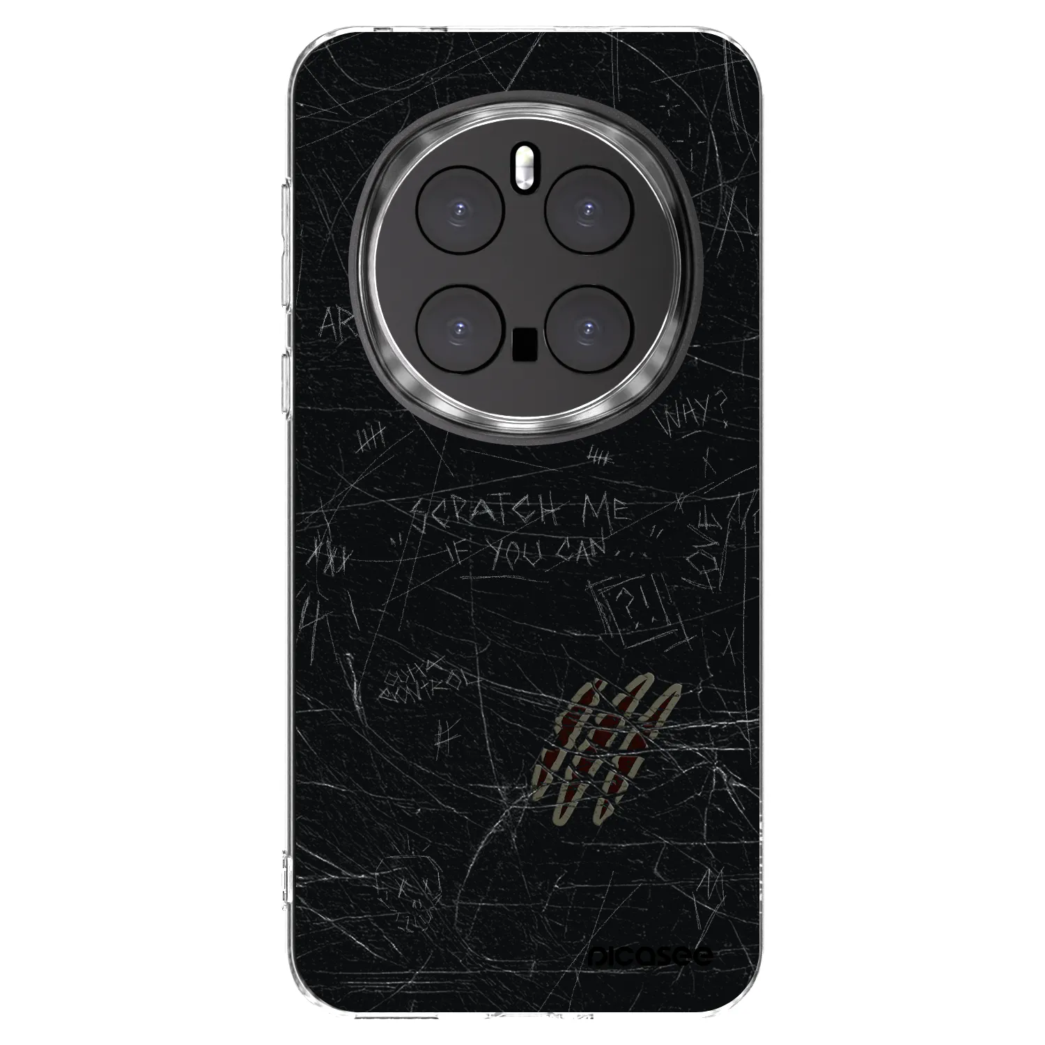 Picasee silikonska prozirna maskica za Honor Magic7 Pro 5G - SCRATCH