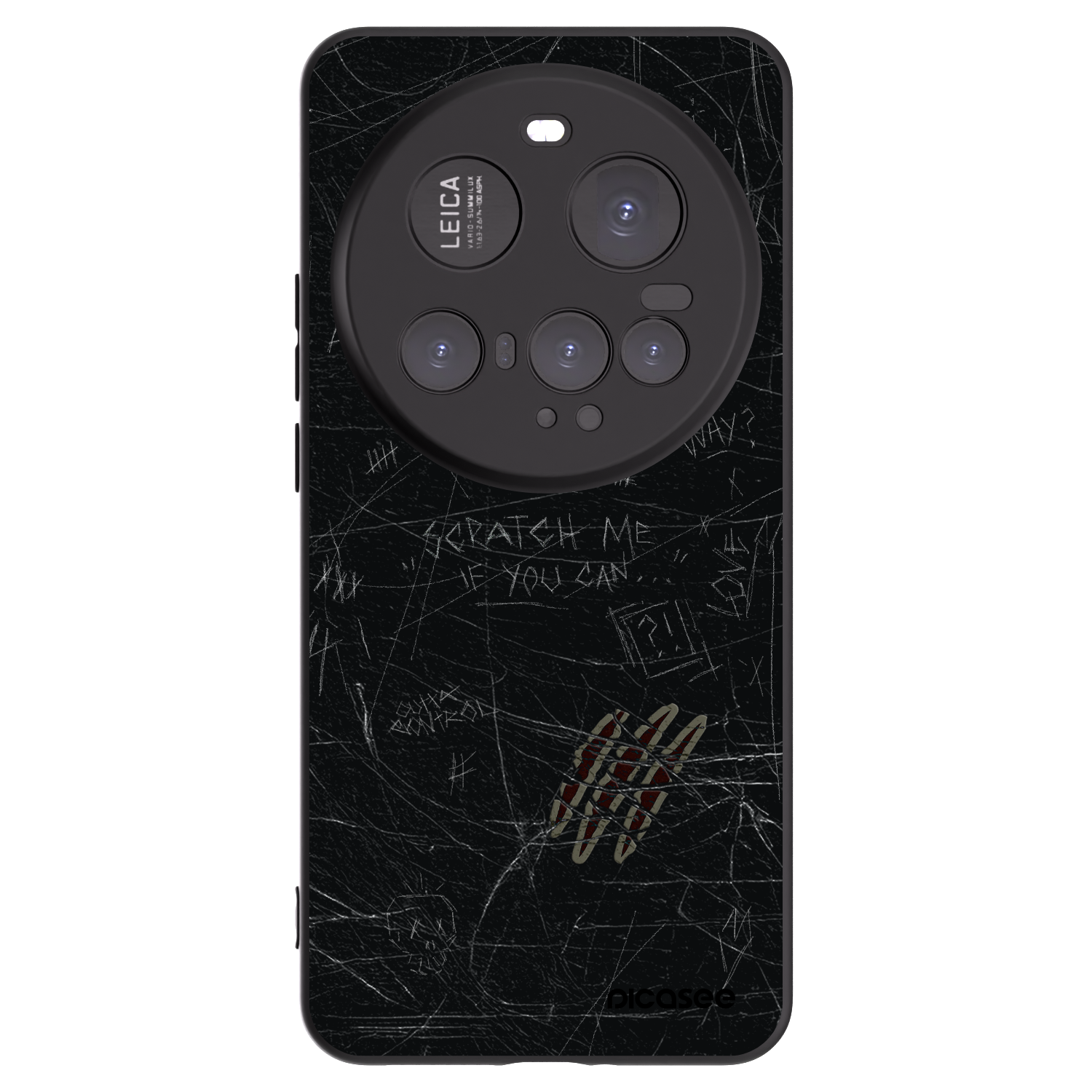 Picasee crna silikonska maskica za Xiaomi 15 Ultra - SCRATCH