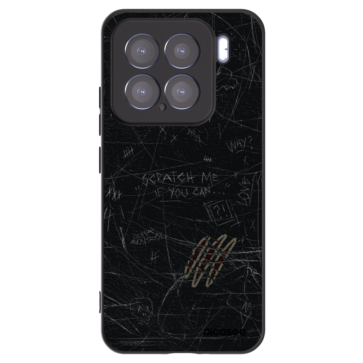 Picasee crna silikonska maskica za Xiaomi 15 - SCRATCH