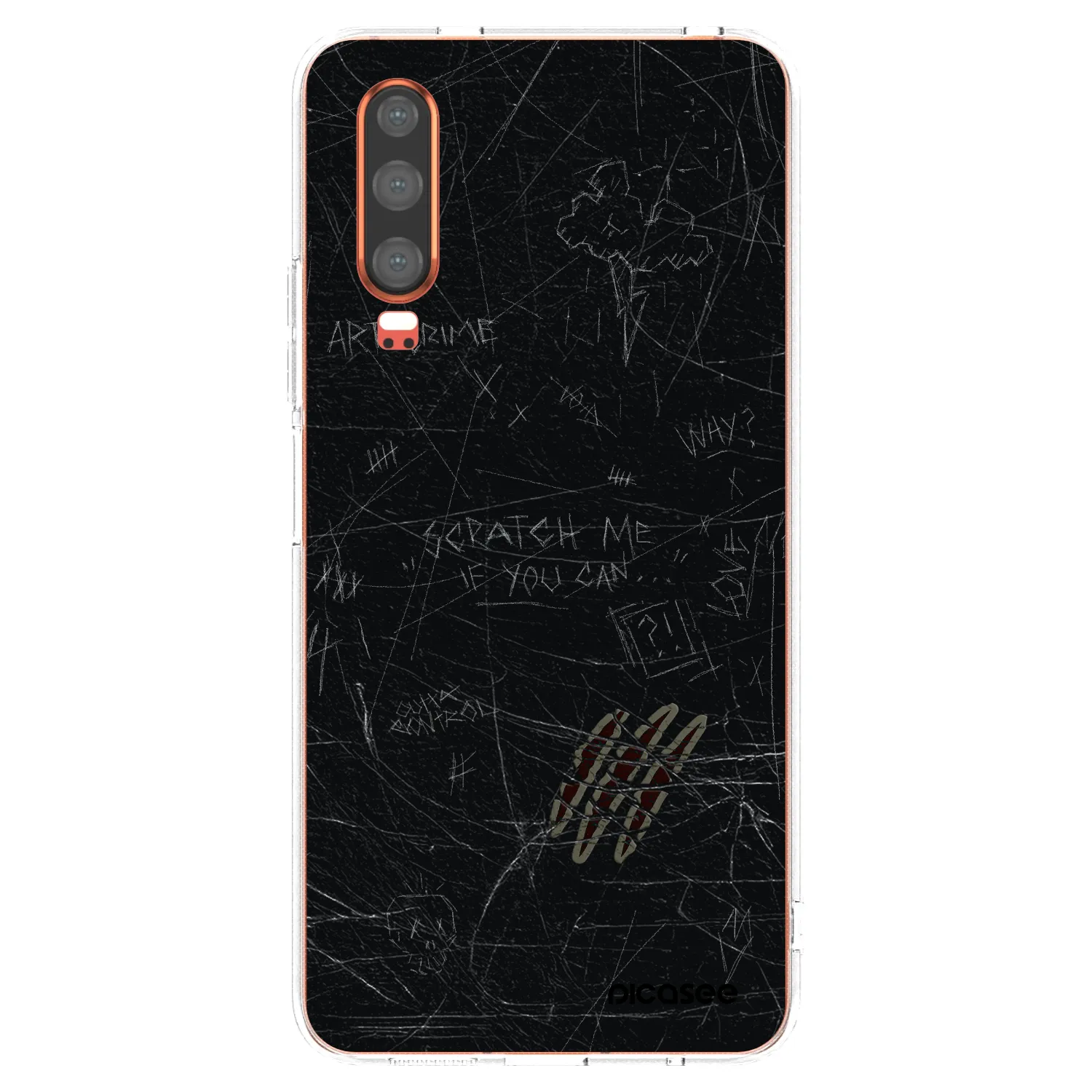 Picasee silikonska prozirna maskica za Huawei P30 - SCRATCH