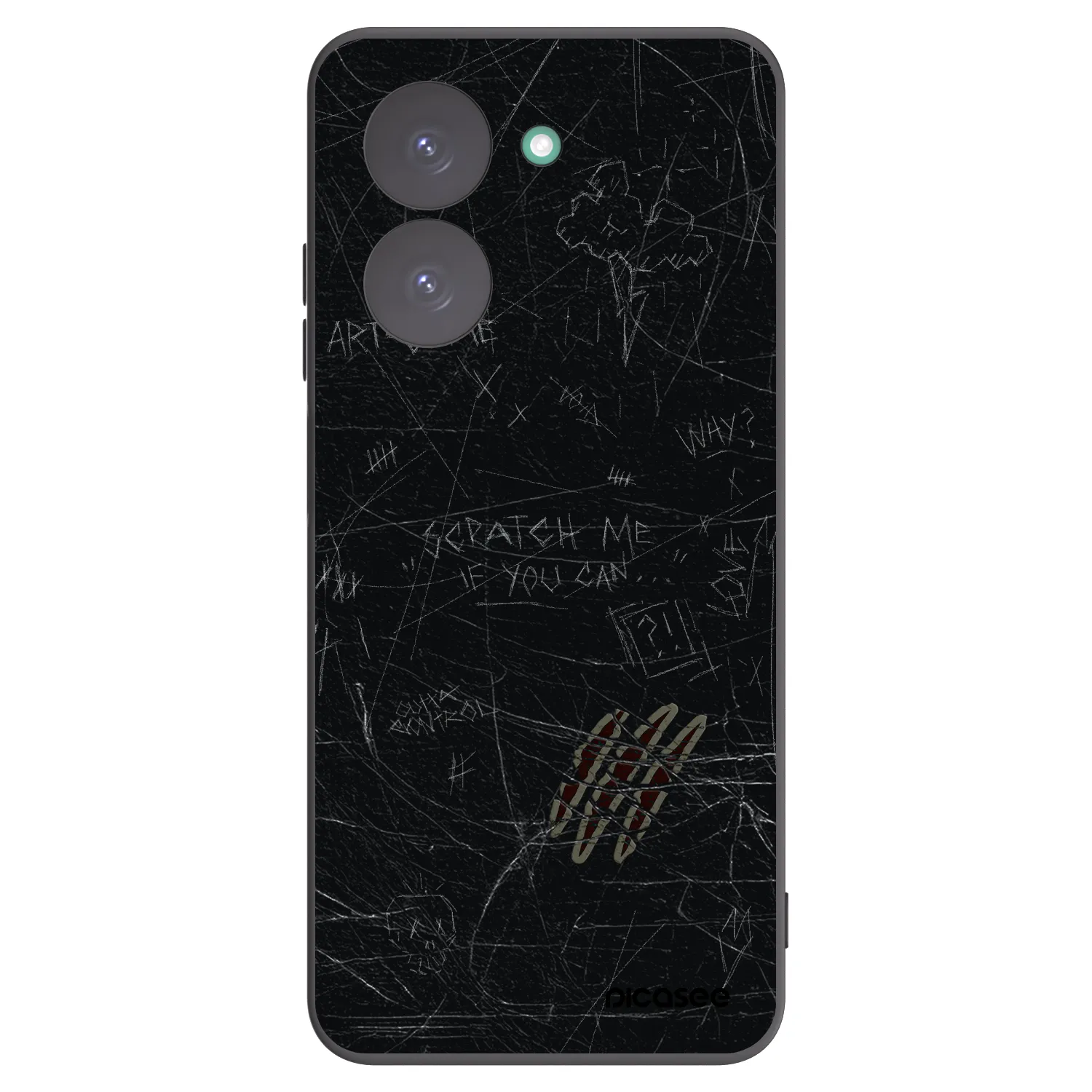 Picasee crna silikonska maskica za Xiaomi Redmi A5 - SCRATCH