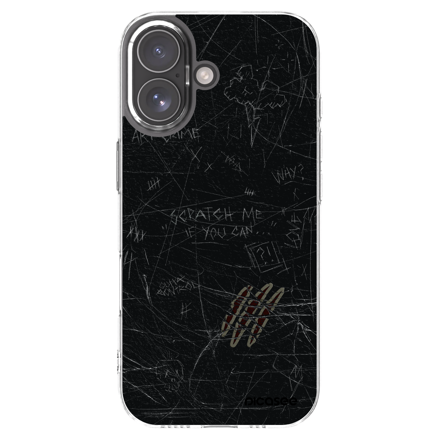 Picasee silikonska prozirna maskica za Apple iPhone 17 - SCRATCH