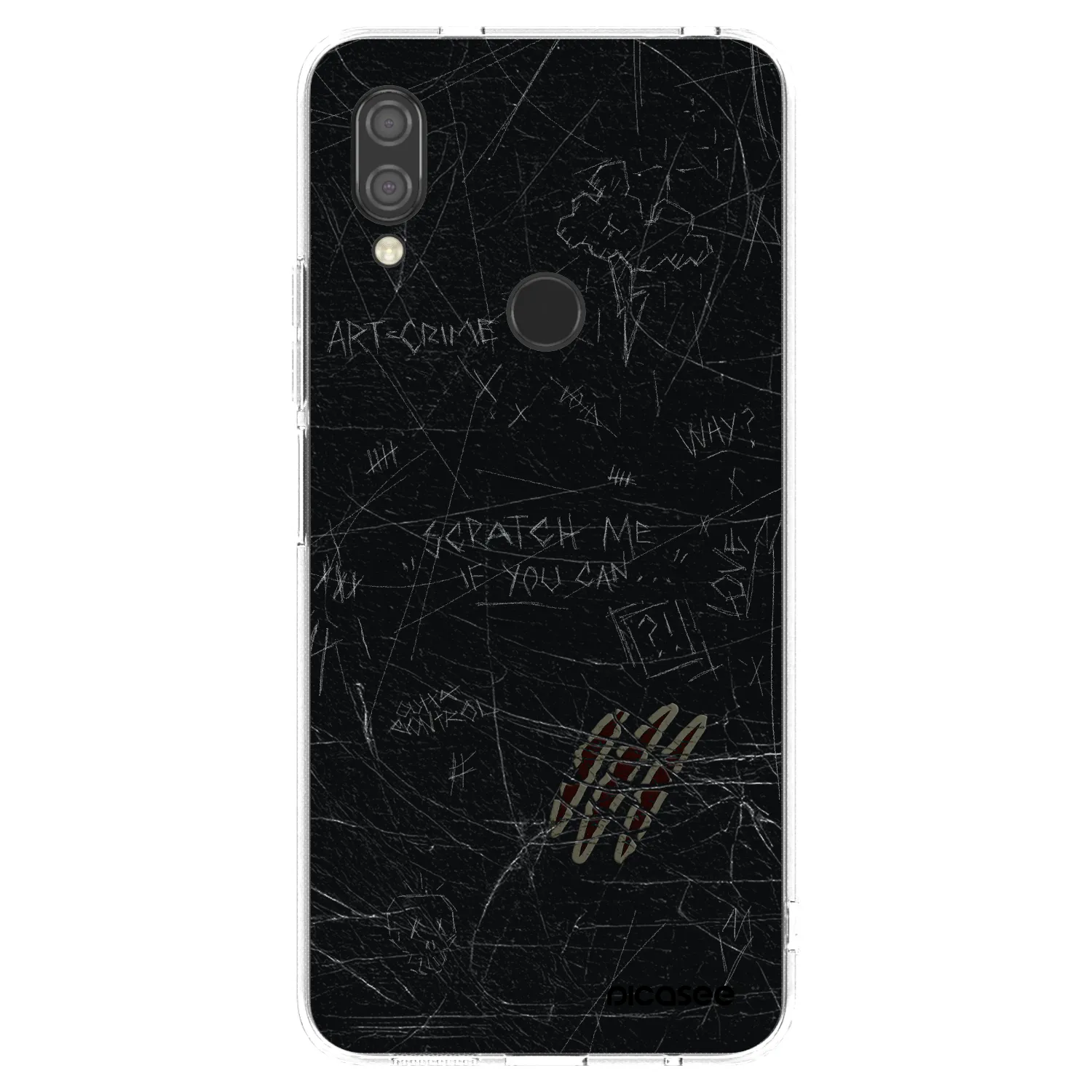 Picasee silikonska prozirna maskica za Xiaomi Redmi 7 - SCRATCH