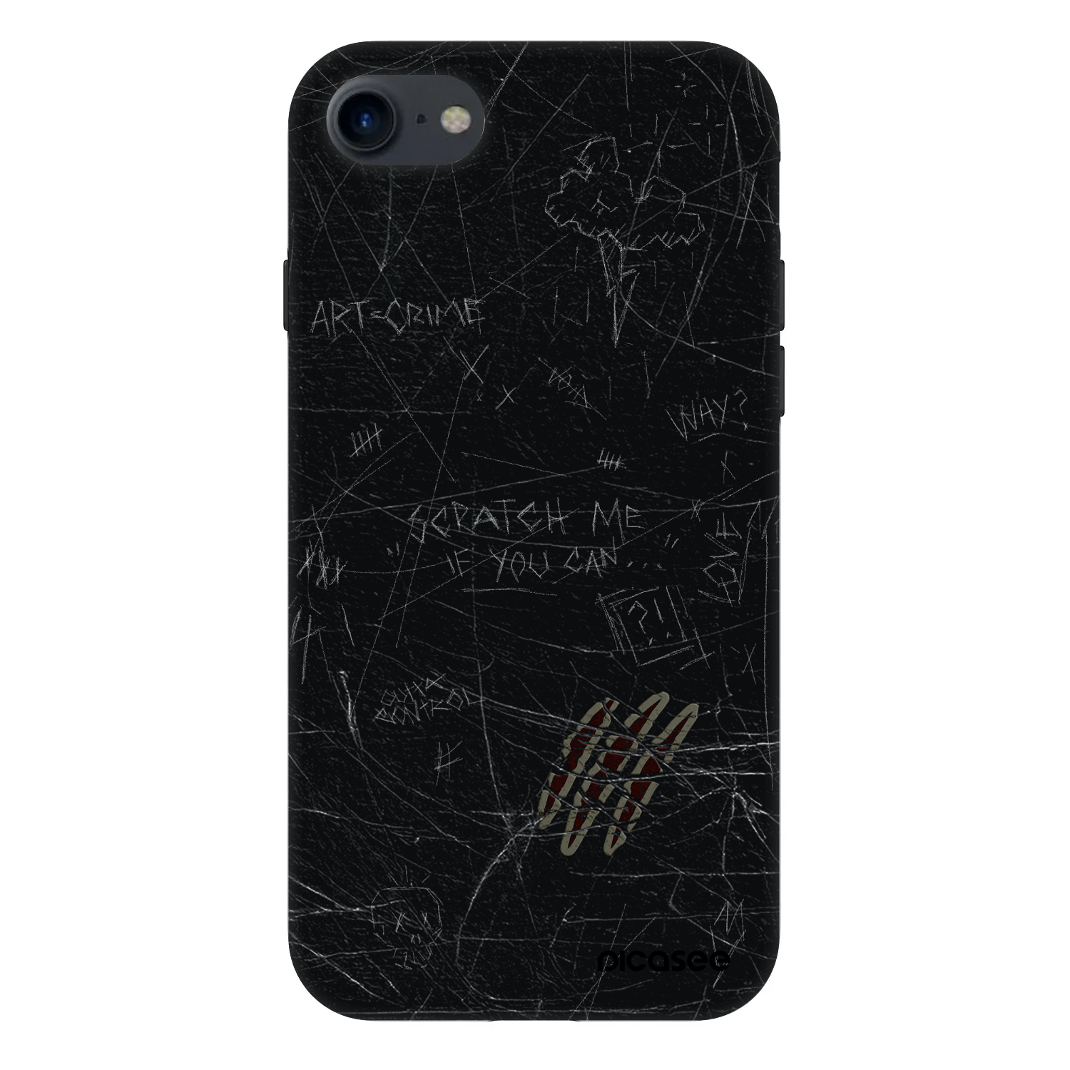 Picasee Fashion Case za Apple iPhone 8 - SCRATCH