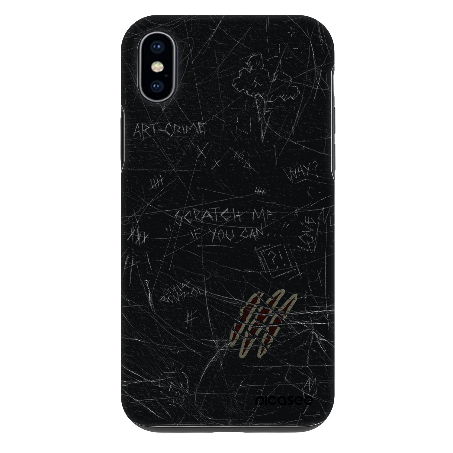 Picasee Fashion Case za Apple iPhone XS Max - SCRATCH