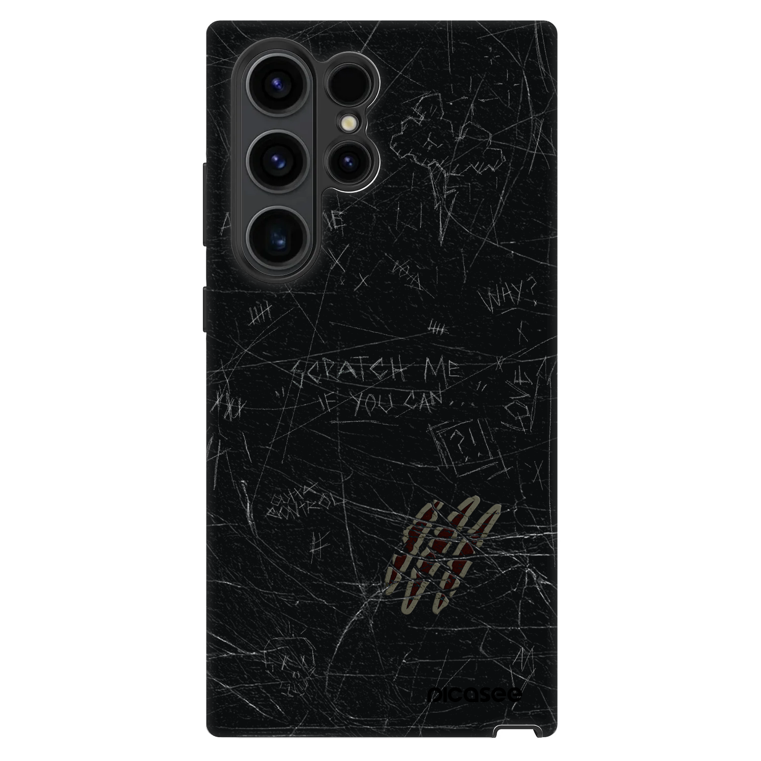 Picasee Fashion Case za Samsung Galaxy S22 Ultra 5G - SCRATCH