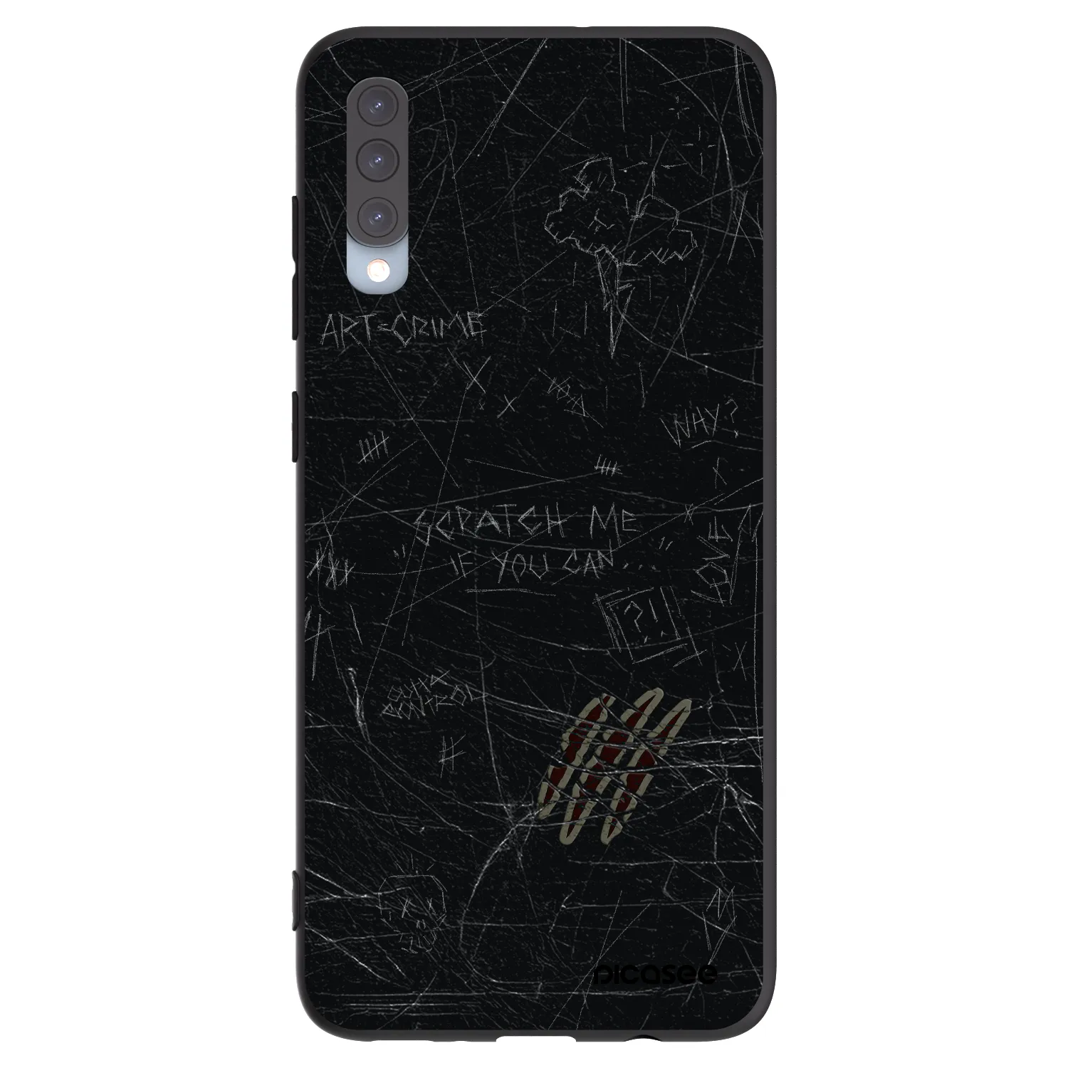 Picasee crna silikonska maskica za Samsung Galaxy A70 A705F - SCRATCH
