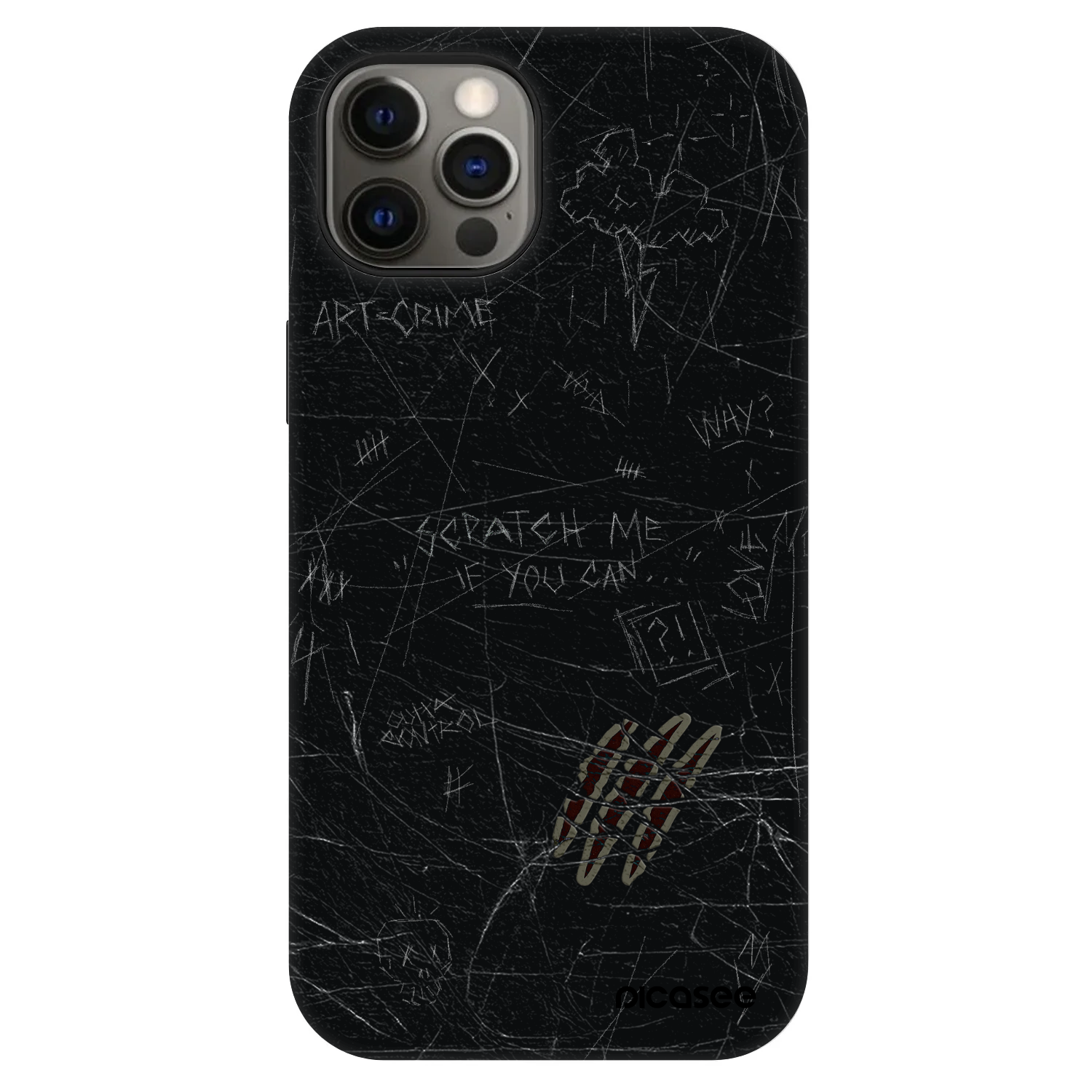Picasee Fashion Case MagSafe za Apple iPhone 12 - SCRATCH