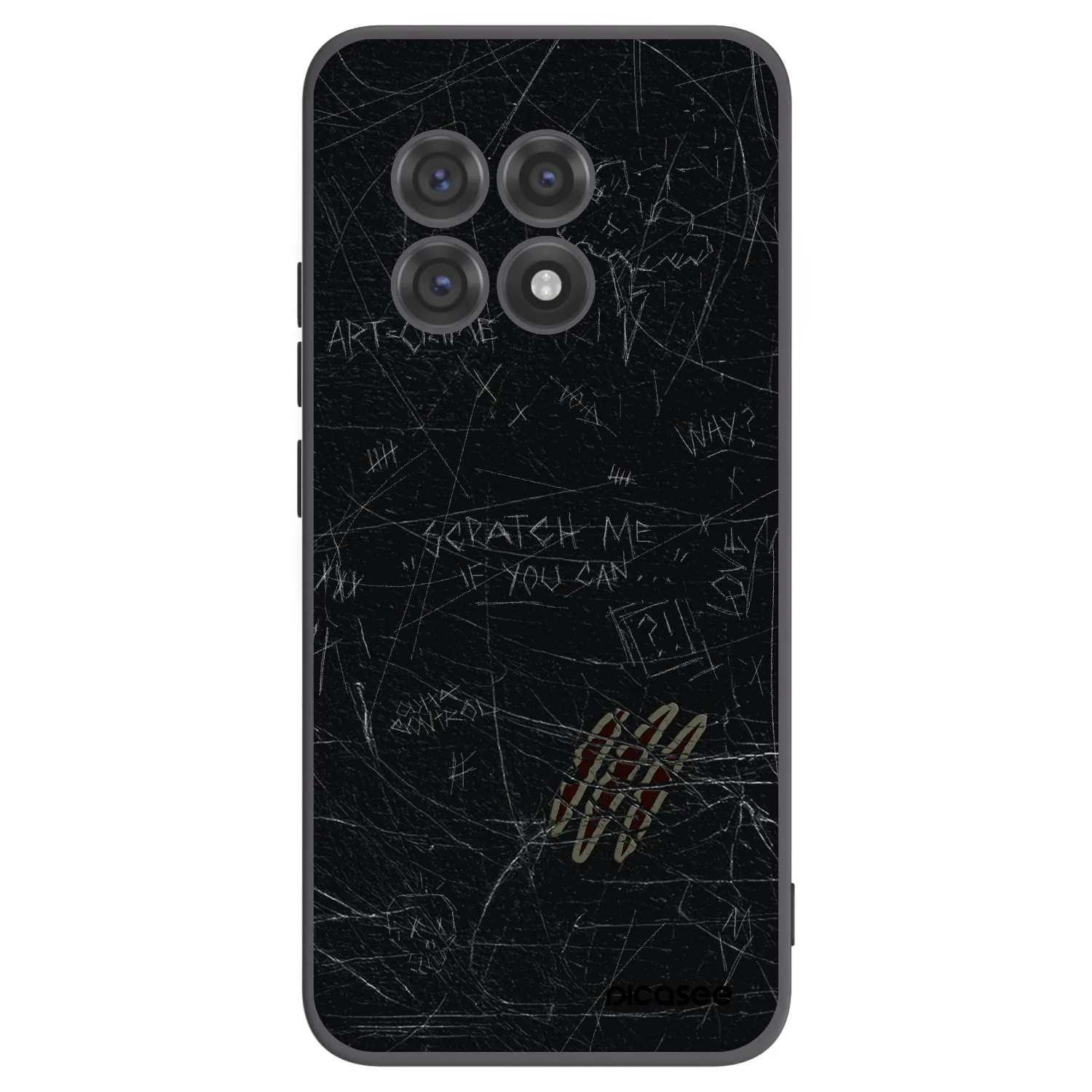 Picasee crna silikonska maskica za OnePlus 13R 5G - SCRATCH