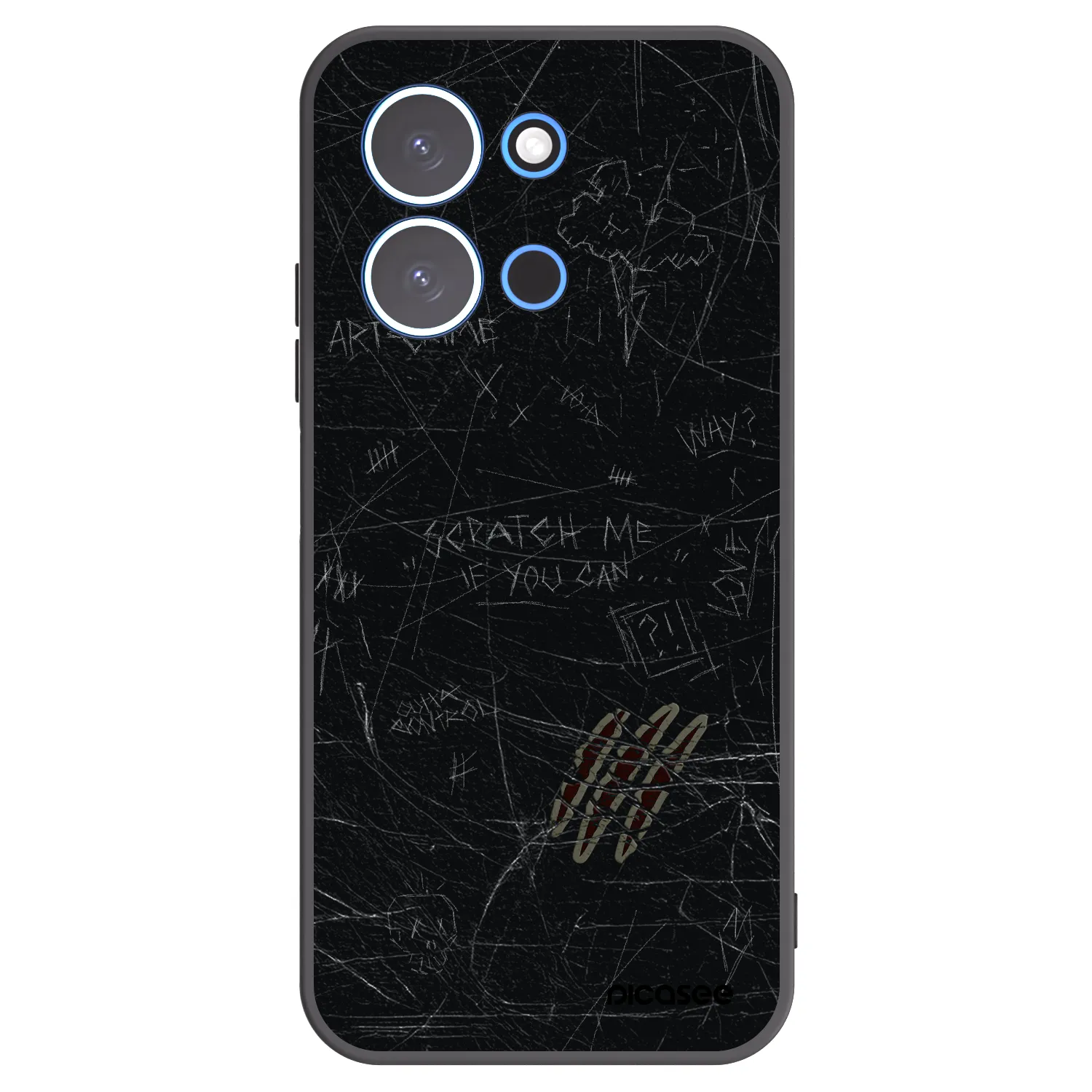 Picasee crna silikonska maskica za Xiaomi Redmi 15C 4G - SCRATCH