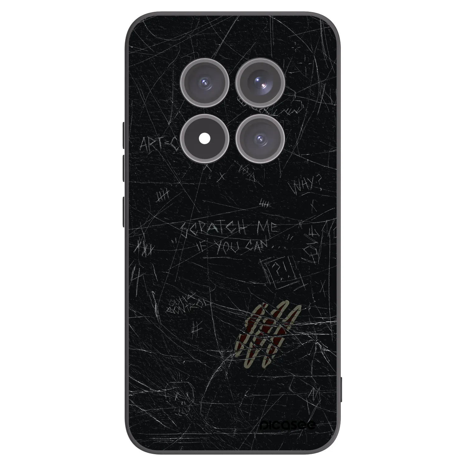 Picasee crna silikonska maskica za Xiaomi Redmi Note 15 Pro+ - SCRATCH