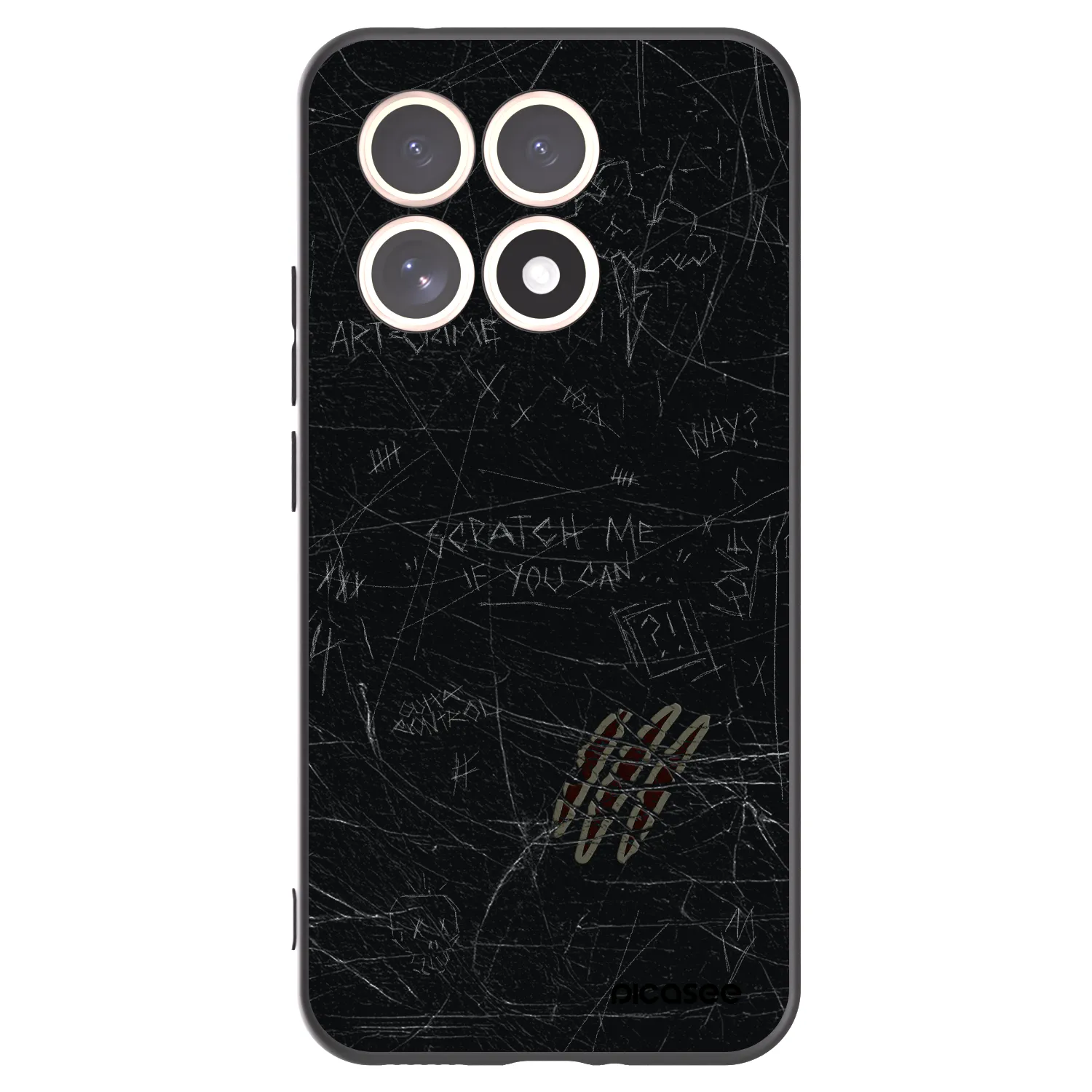 Picasee crna silikonska maskica za Xiaomi 15T - SCRATCH